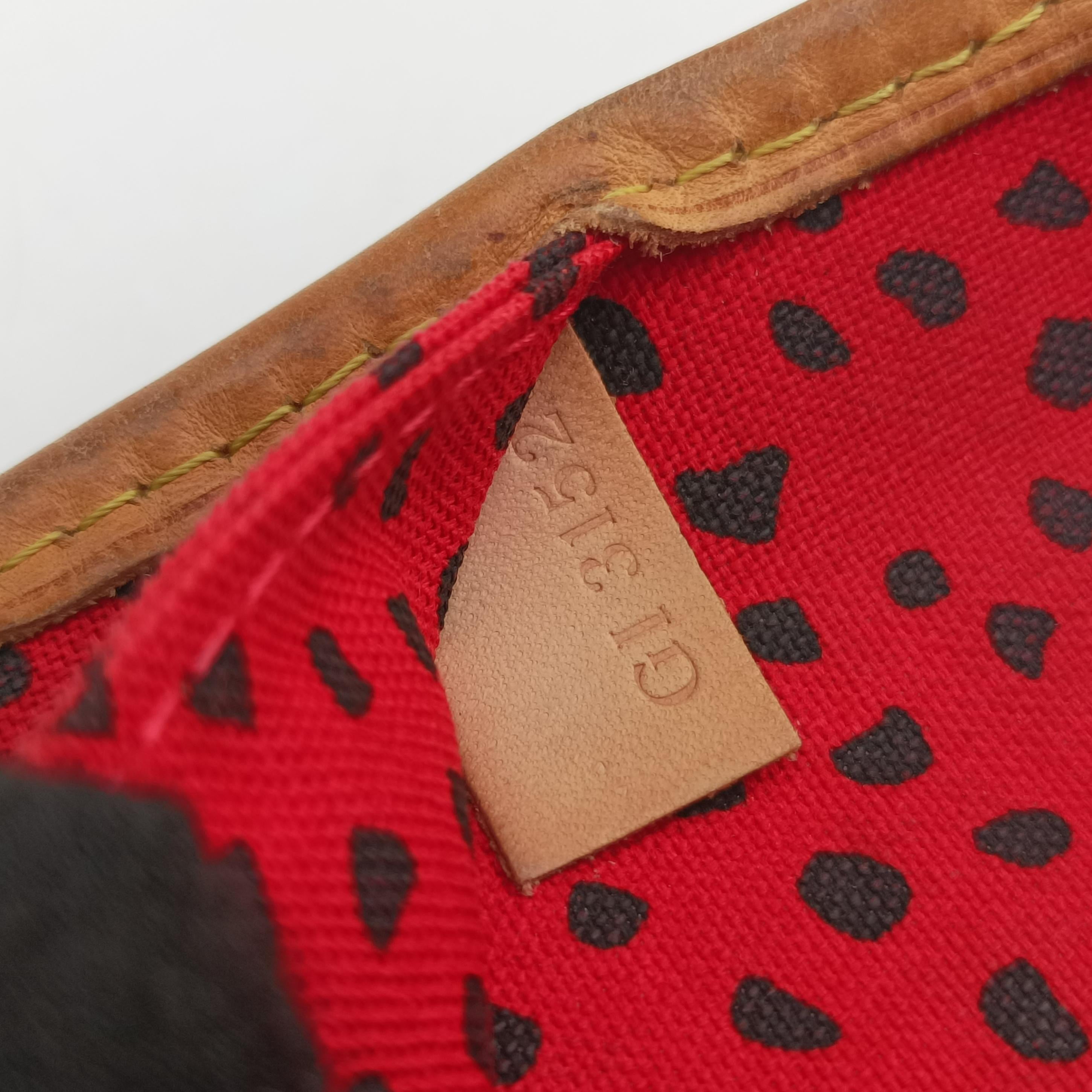 Secondhand Louis Vuitton Monogram Wave Neverfull MM MARRON×ROUGE PVC Coated Canvas M40686 shoulderbag | stylenewstar