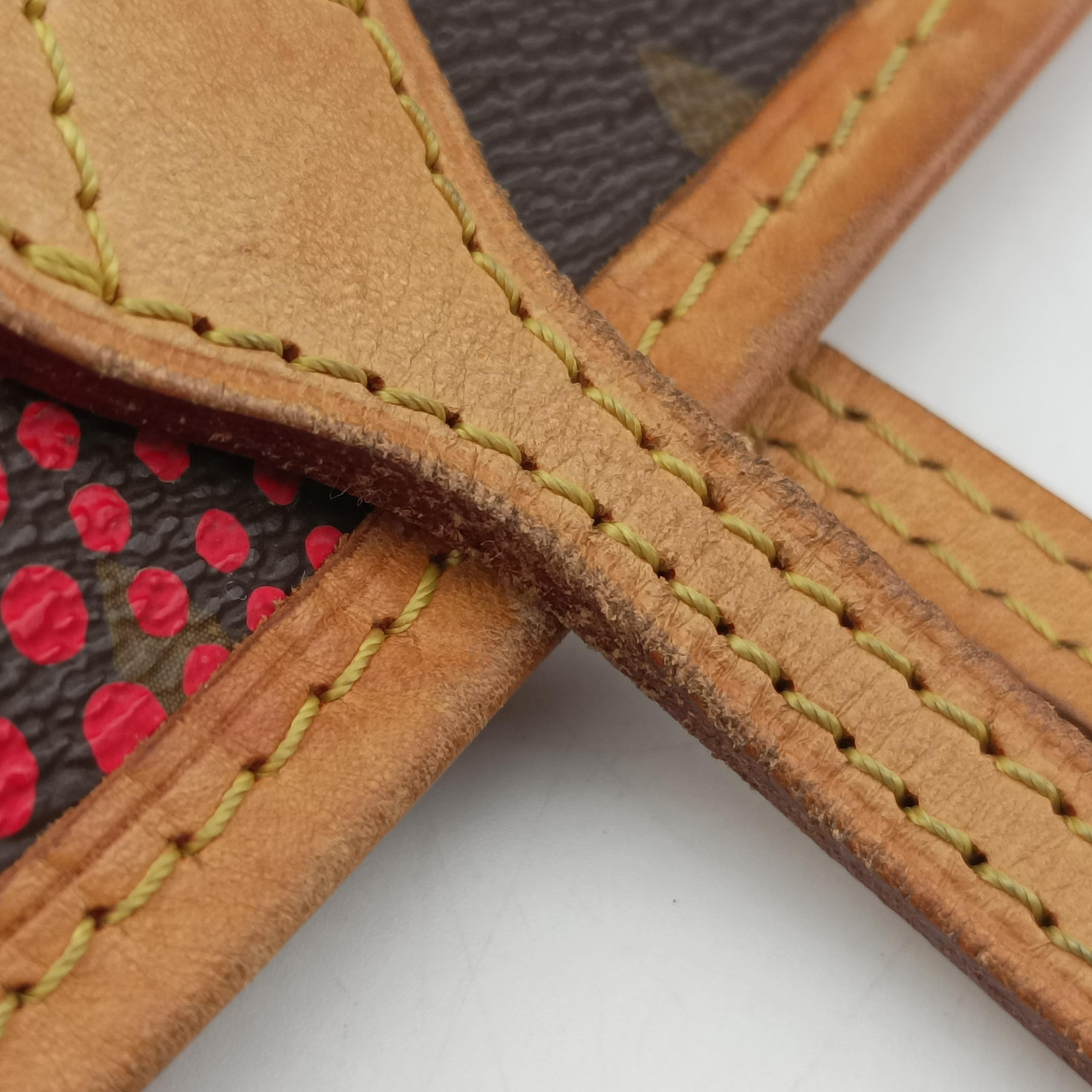 Secondhand Louis Vuitton Monogram Wave Neverfull MM MARRON×ROUGE PVC Coated Canvas M40686 shoulderbag | stylenewstar