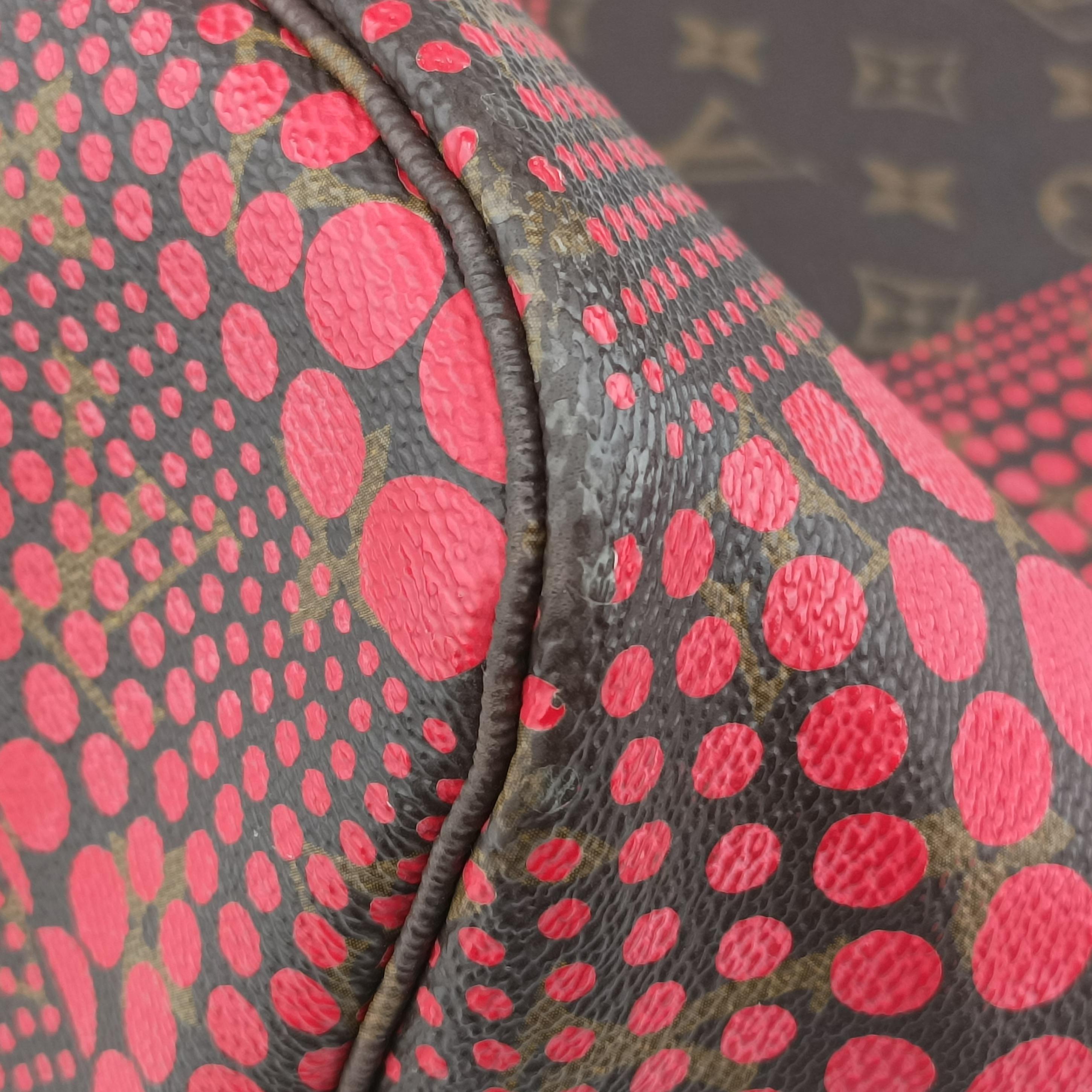 Secondhand Louis Vuitton Monogram Wave Neverfull MM MARRON×ROUGE PVC Coated Canvas M40686 shoulderbag | stylenewstar