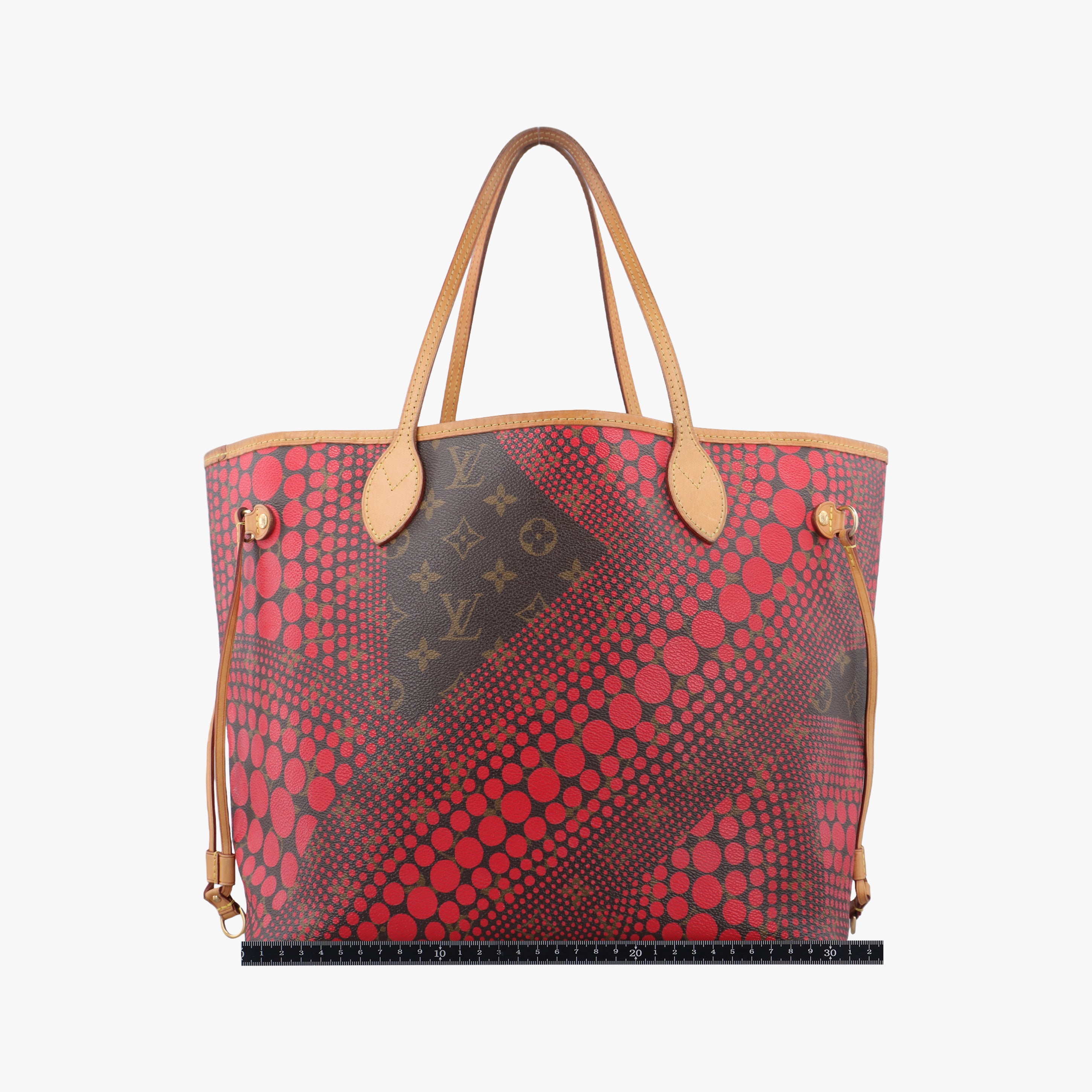 Secondhand Louis Vuitton Monogram Wave Neverfull MM MARRON×ROUGE PVC Coated Canvas M40686 shoulderbag | stylenewstar