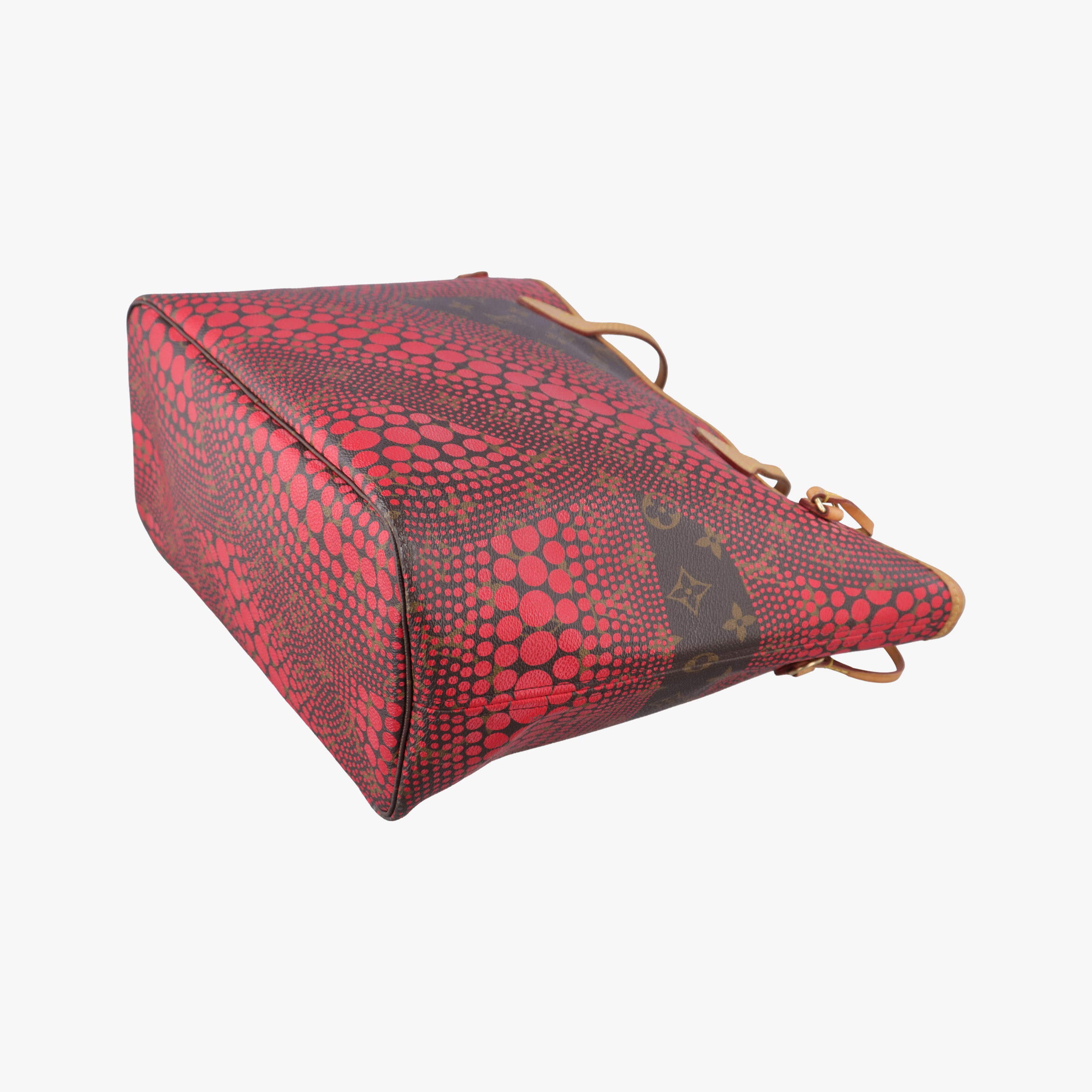 Secondhand Louis Vuitton Monogram Wave Neverfull MM MARRON×ROUGE PVC Coated Canvas M40686 shoulderbag | stylenewstar
