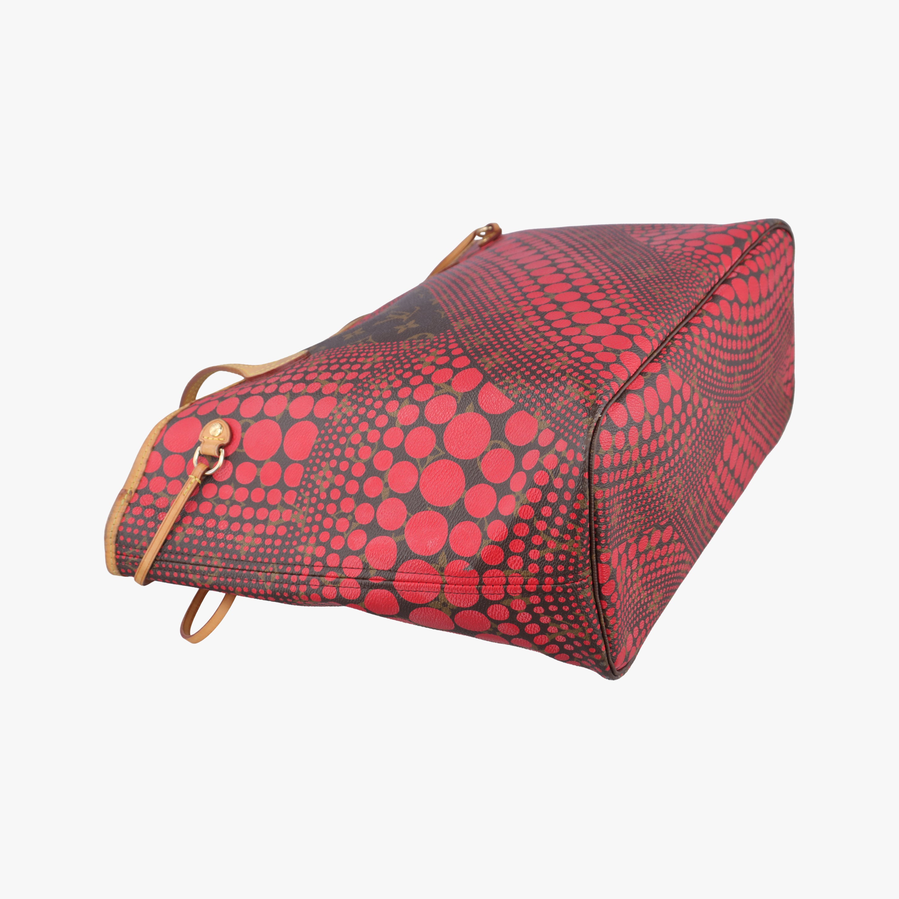 Secondhand Louis Vuitton Monogram Wave Neverfull MM MARRON×ROUGE PVC Coated Canvas M40686 shoulderbag | stylenewstar