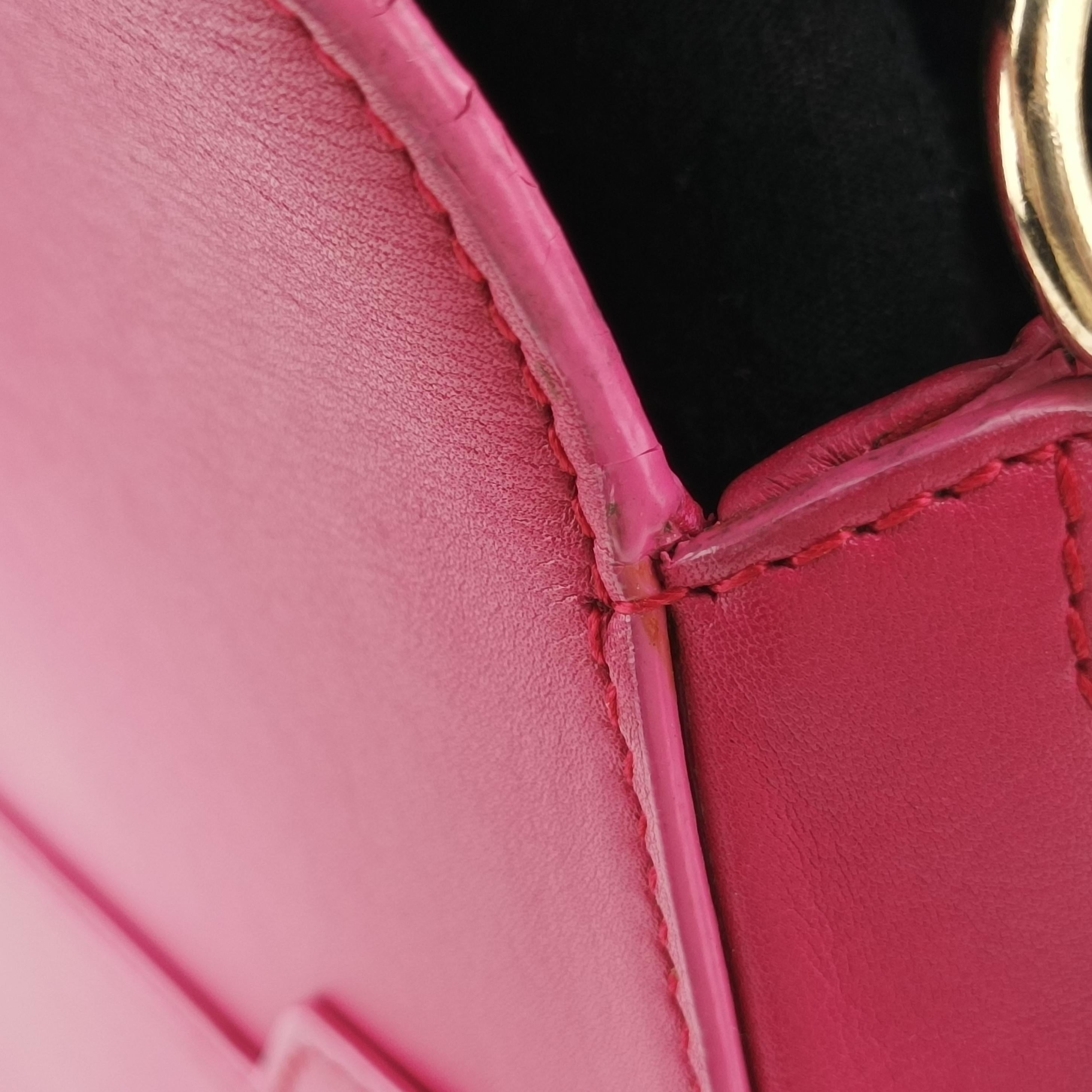 Pre-owned Bvlgari Divas' Dream Rose leather  shoulderbag | stylenewstar