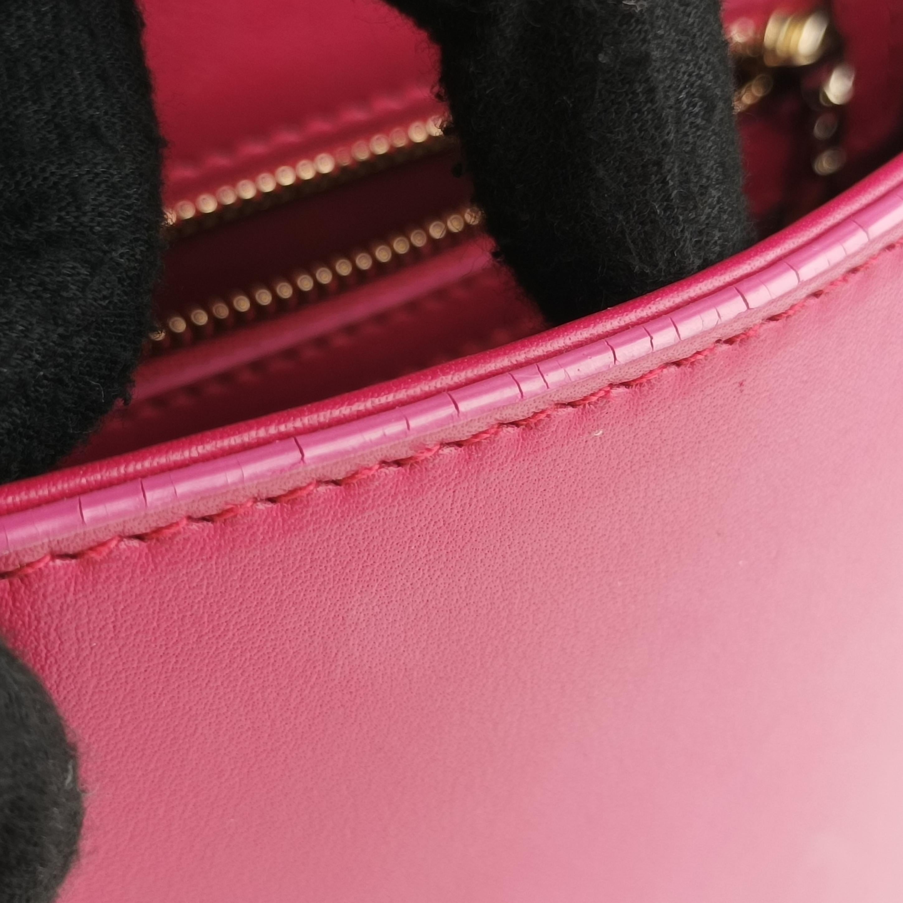 Pre-owned Bvlgari Divas' Dream Rose leather  shoulderbag | stylenewstar