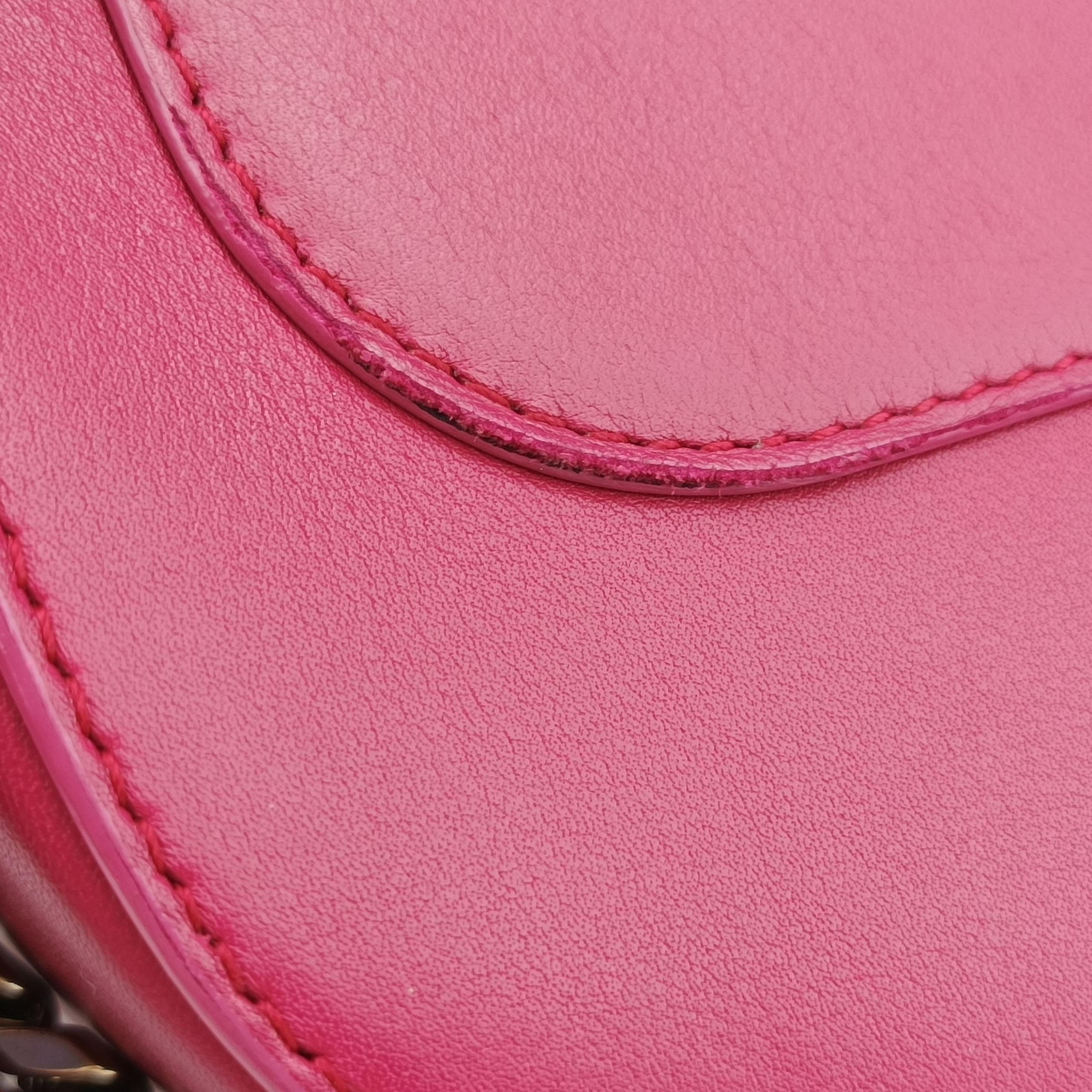 Pre-owned Bvlgari Divas' Dream Rose leather  shoulderbag | stylenewstar