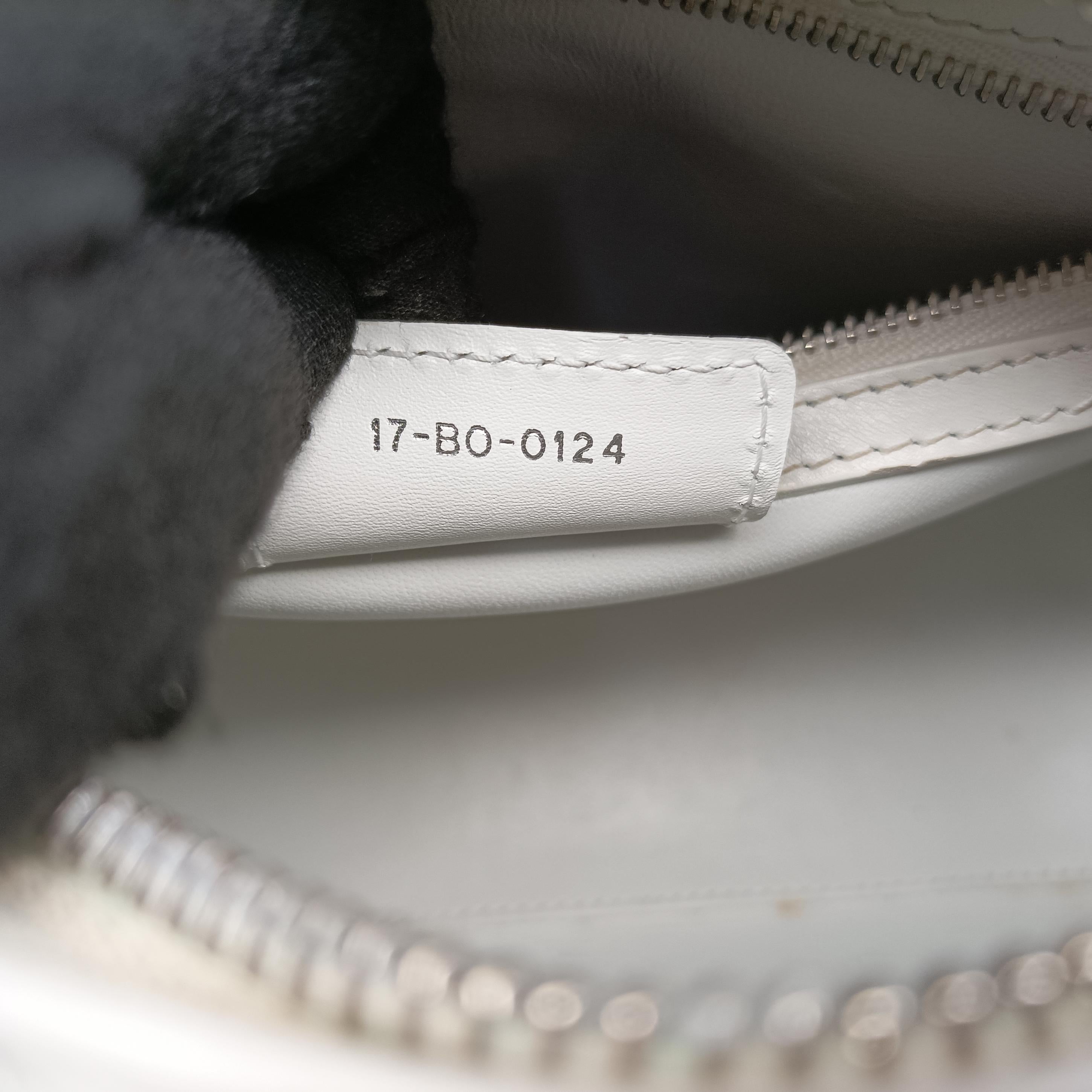 Pre-owned Christian Dior Lady Dior White×Multicolour Leather  shoulderbag | stylenewstar