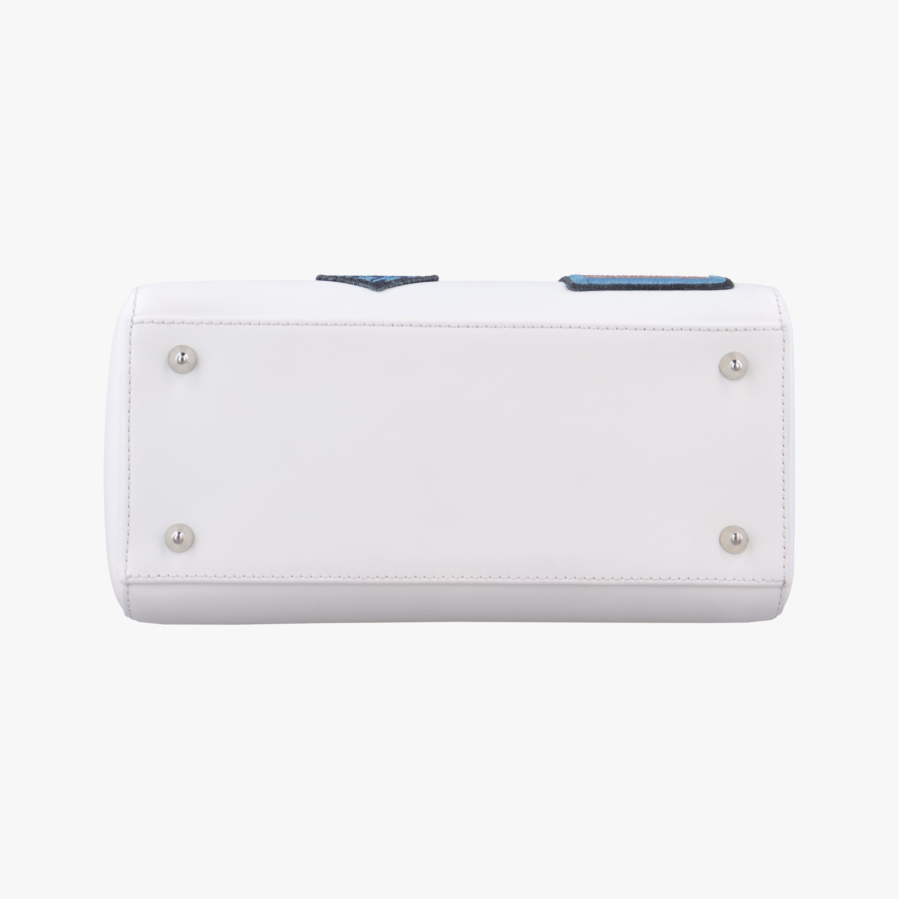 Pre-owned Christian Dior Lady Dior White×Multicolour Leather  shoulderbag | stylenewstar