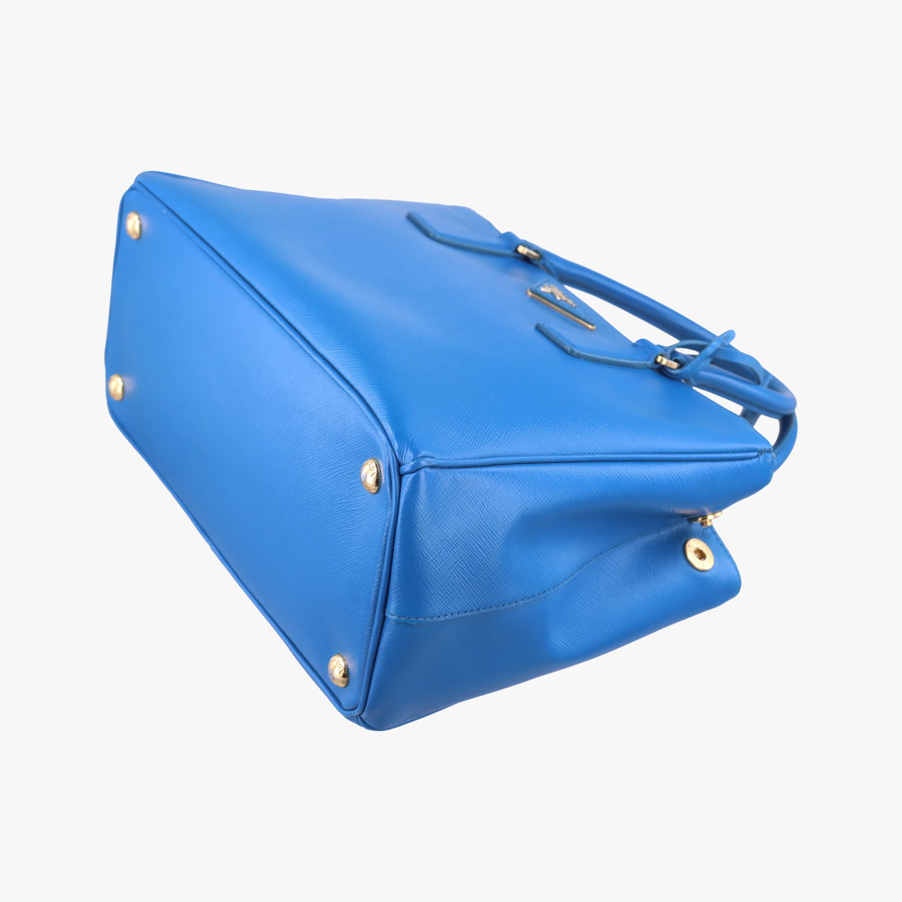 Vintage Prada Galleria Blue SAFFIANO Leather BN1801 shoulderbag | stylenewstar