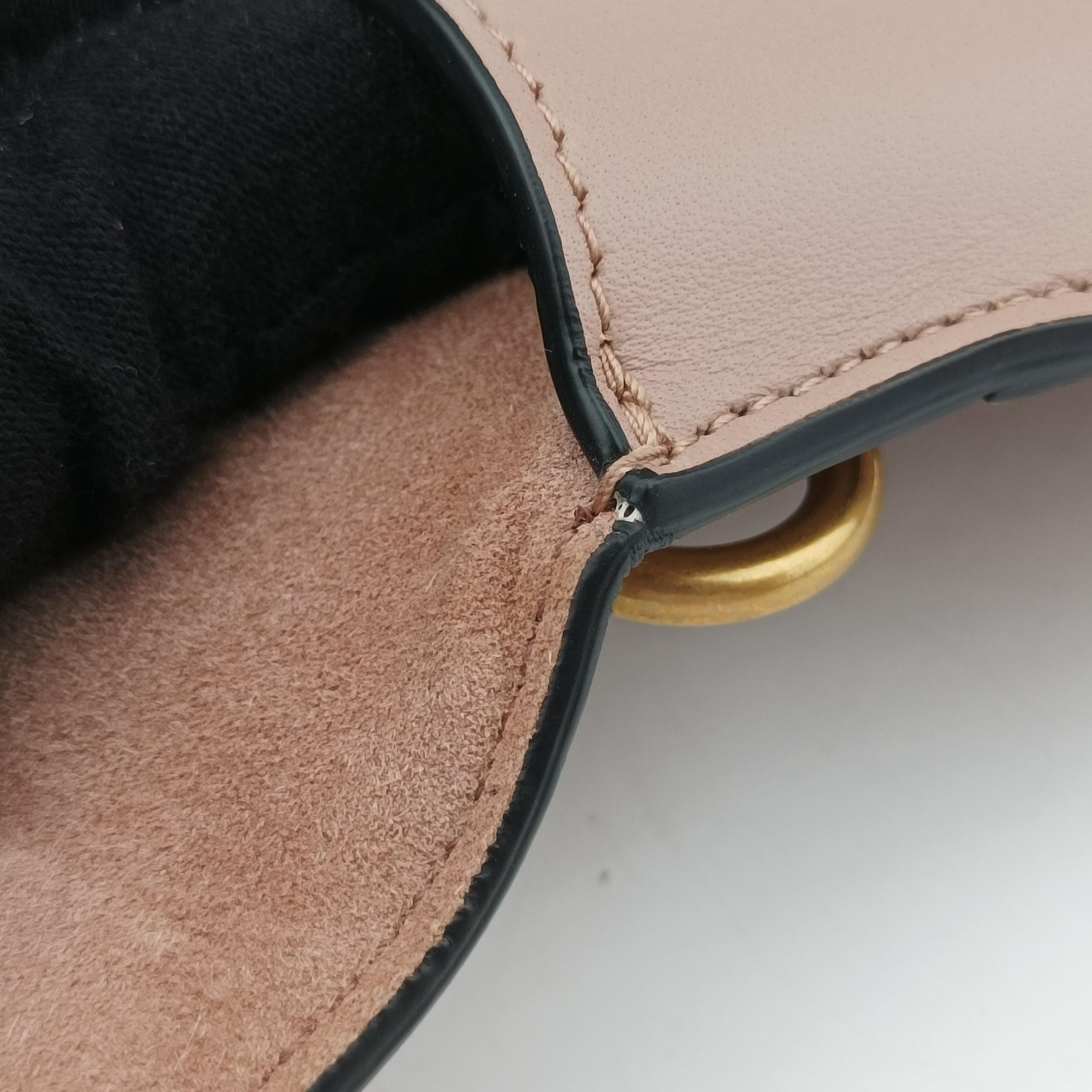 Pre-owned Christian Dior saddle Pink leather  bum bag/waist bag | stylenewstar