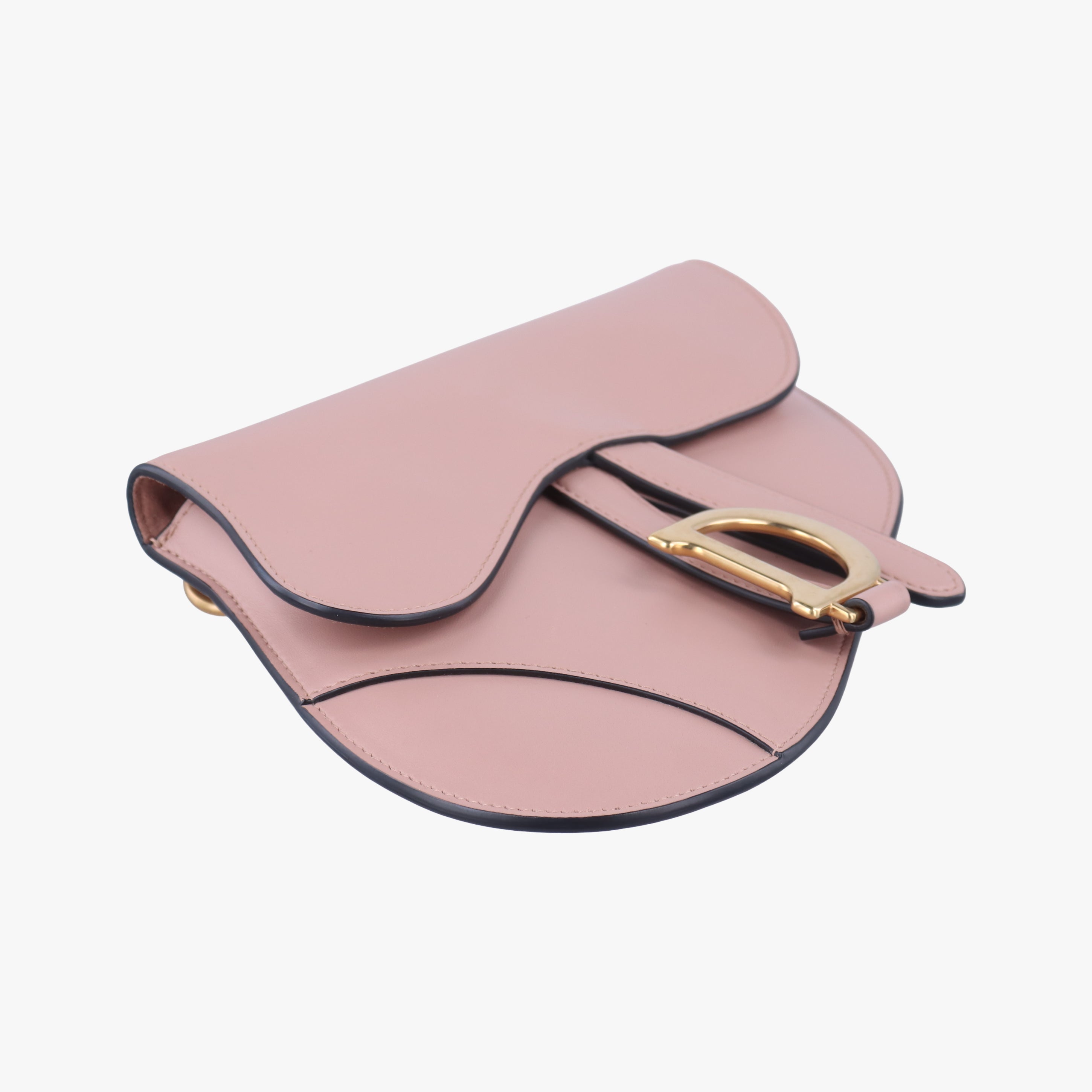 Pre-owned Christian Dior saddle Pink leather  bum bag/waist bag | stylenewstar