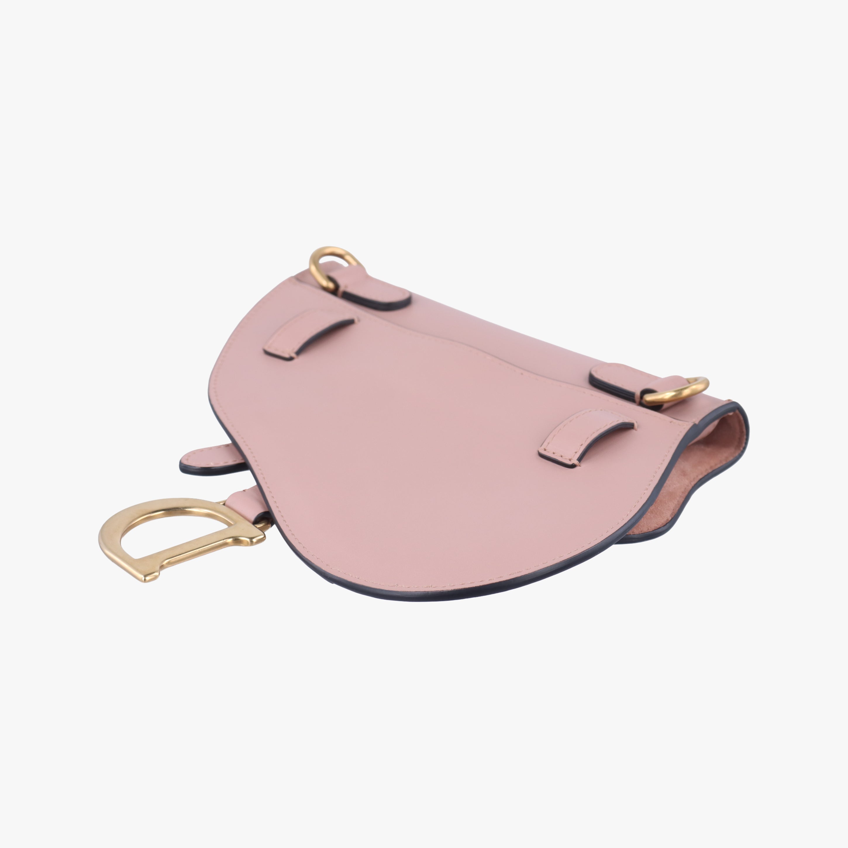 Pre-owned Christian Dior saddle Pink leather  bum bag/waist bag | stylenewstar
