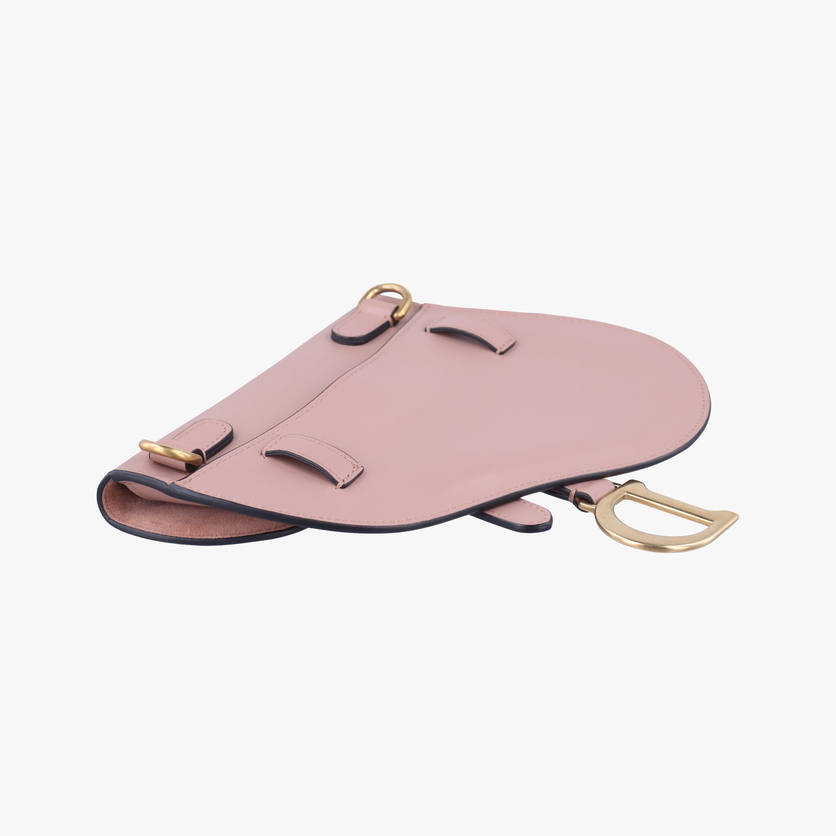 Pre-owned Christian Dior saddle Pink leather  bum bag/waist bag | stylenewstar