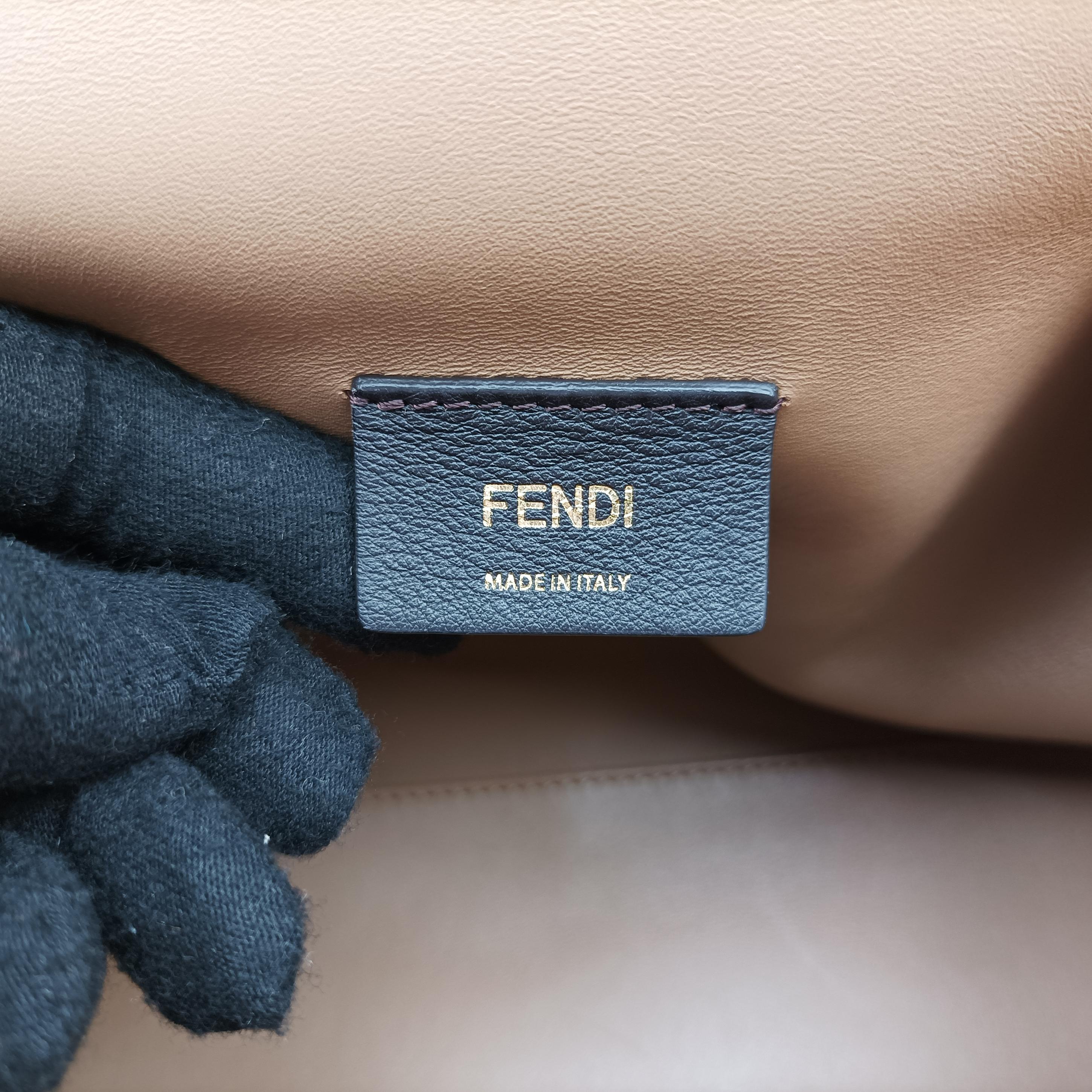 Secondhand Fendi First Beige Flannel  Wool 8BP127 shoulderbag | stylenewstar