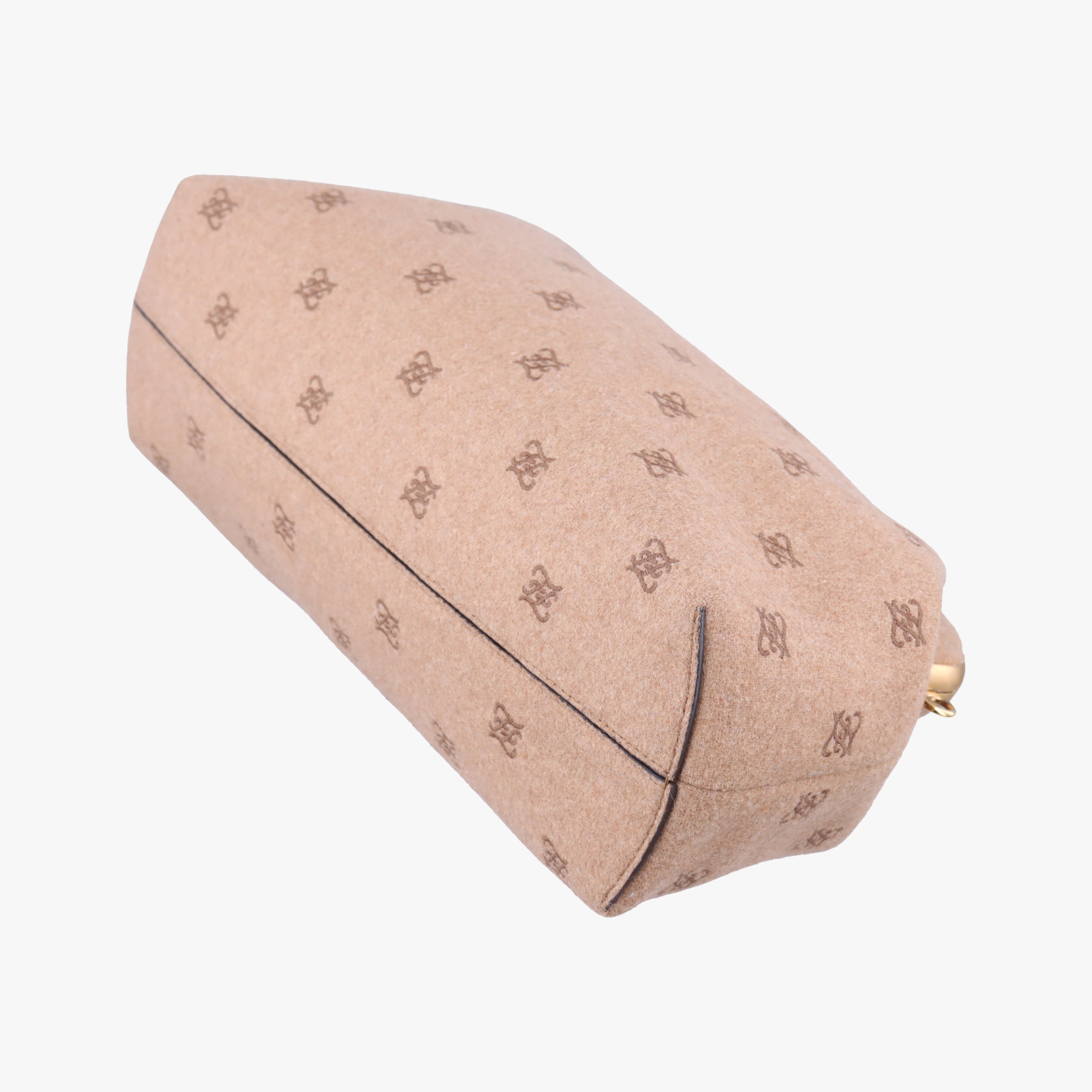 Secondhand Fendi First Beige Flannel  Wool 8BP127 shoulderbag | stylenewstar