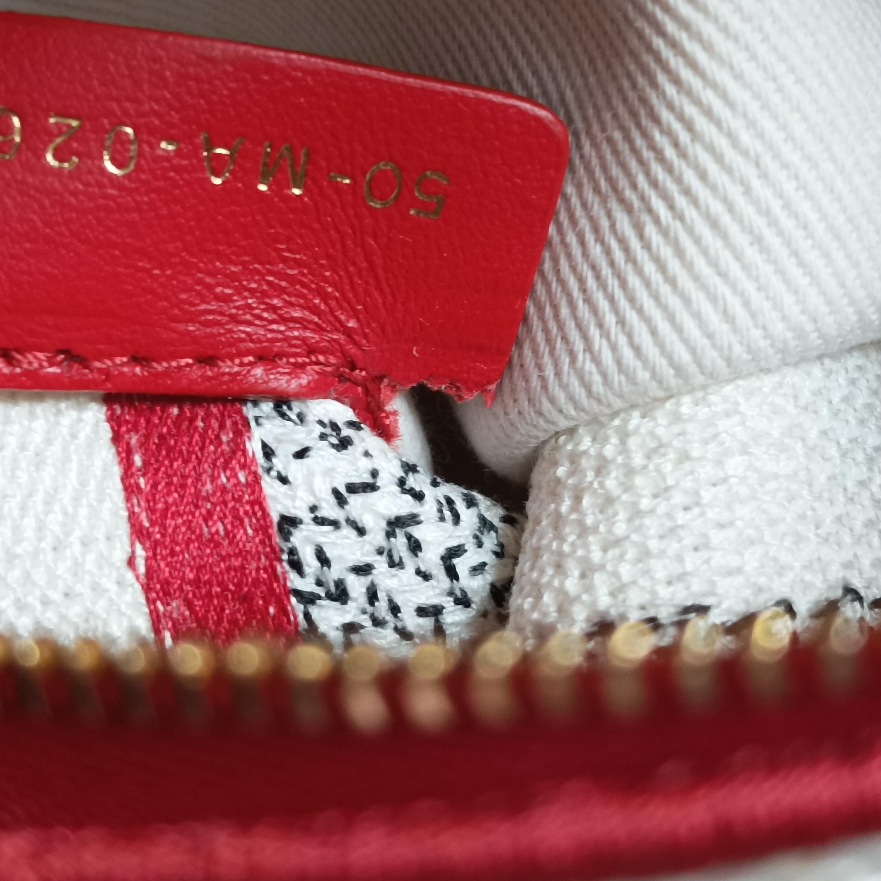 Pre-owned Christian Dior D-Lite Medium Royaume pink×multicolor canvas  shoulderbag | stylenewstar