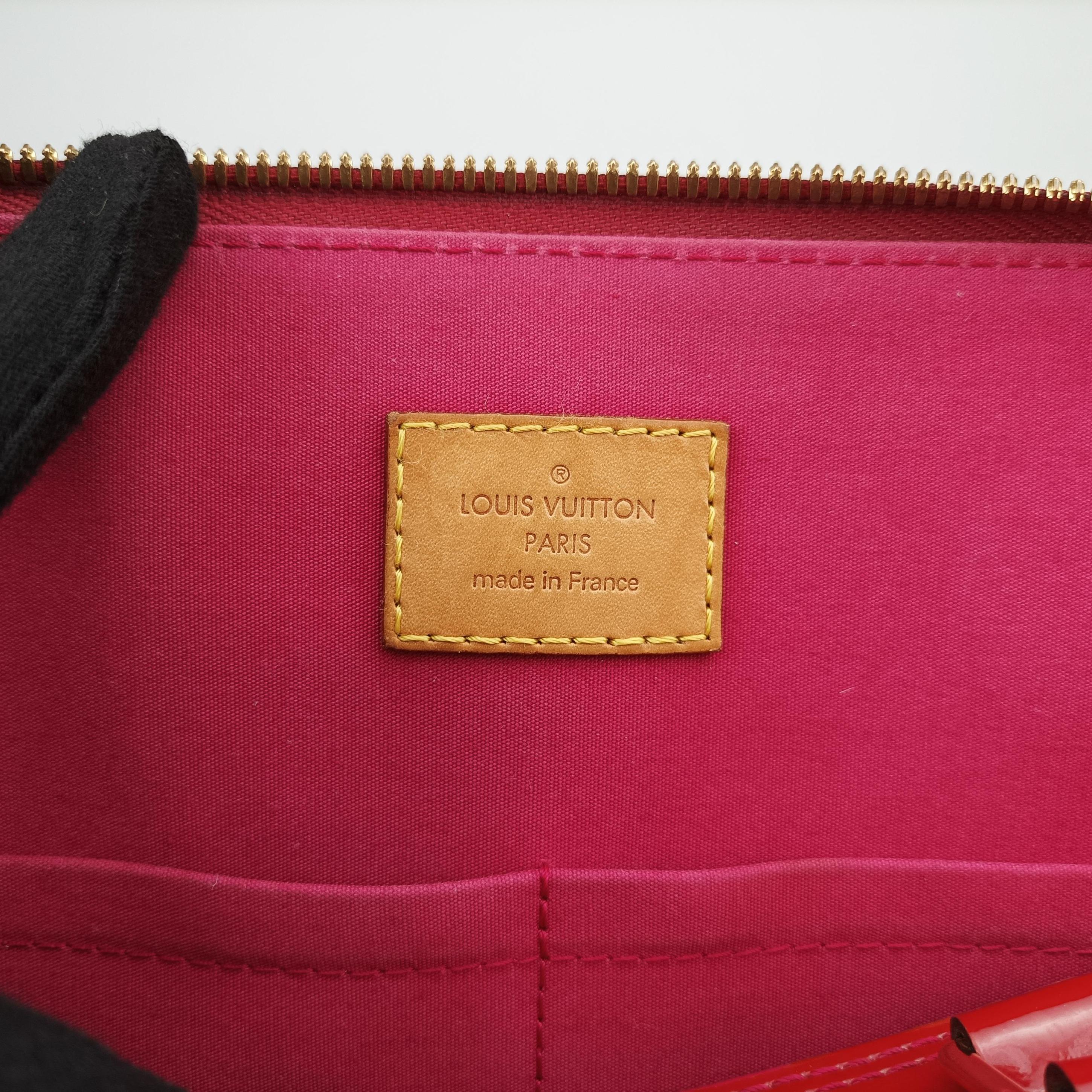 Pre-owned Louis Vuitton Alma PM pomme d'amour Vernis M90096 handbag | stylenewstar
