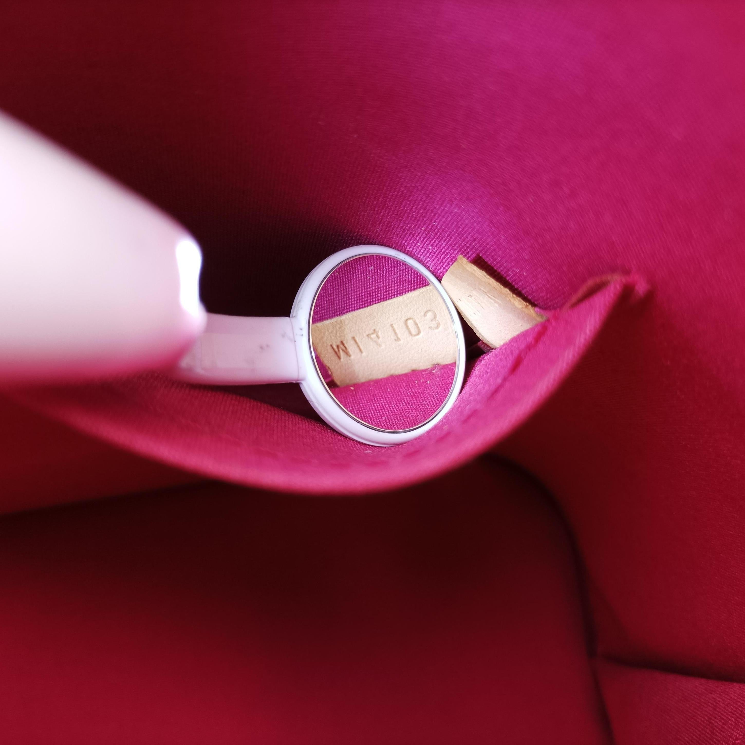 Pre-owned Louis Vuitton Alma PM pomme d'amour Vernis M90096 handbag | stylenewstar