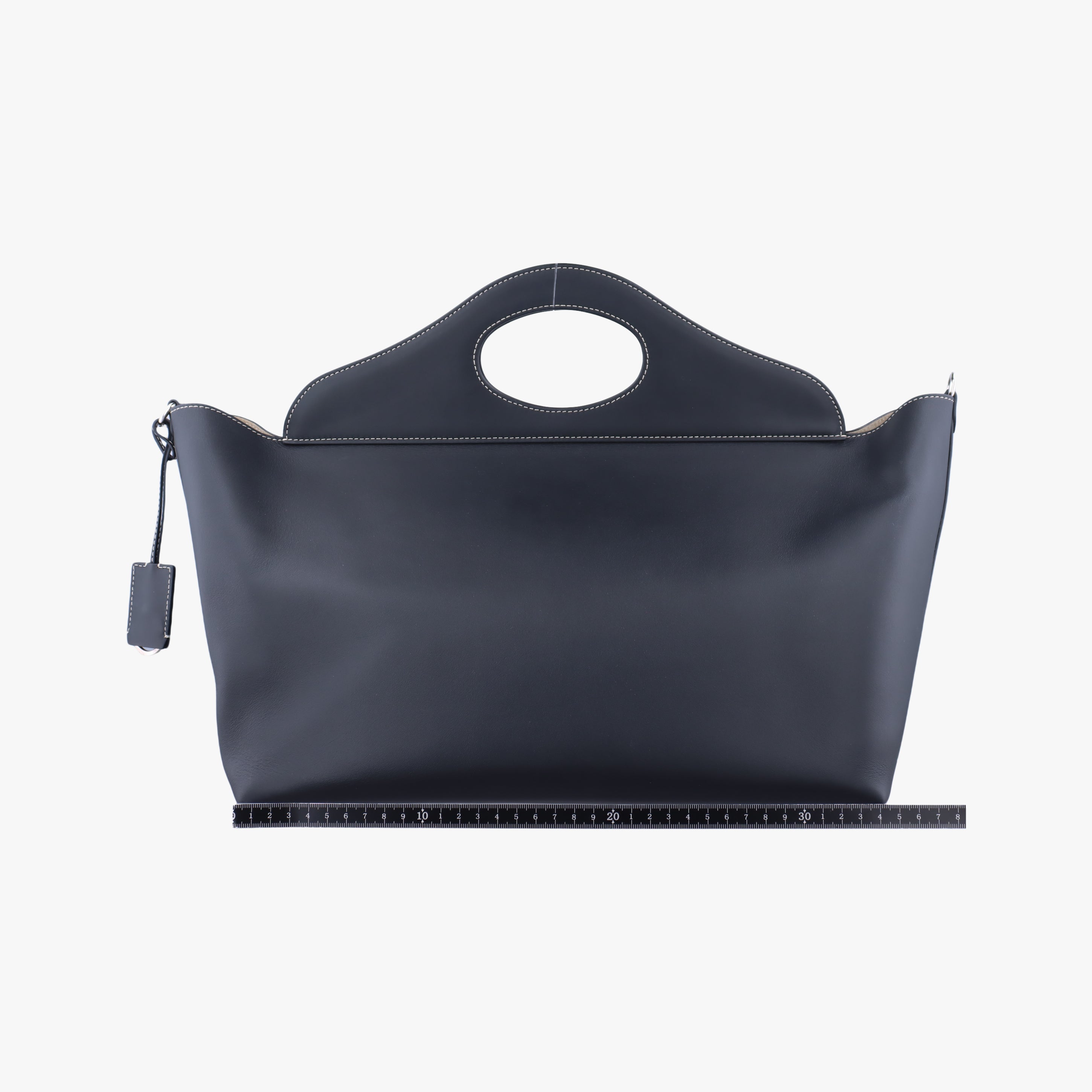 Vintage Burberry Soft Pocket Tote Black leather  shoulderbag | stylenewstar