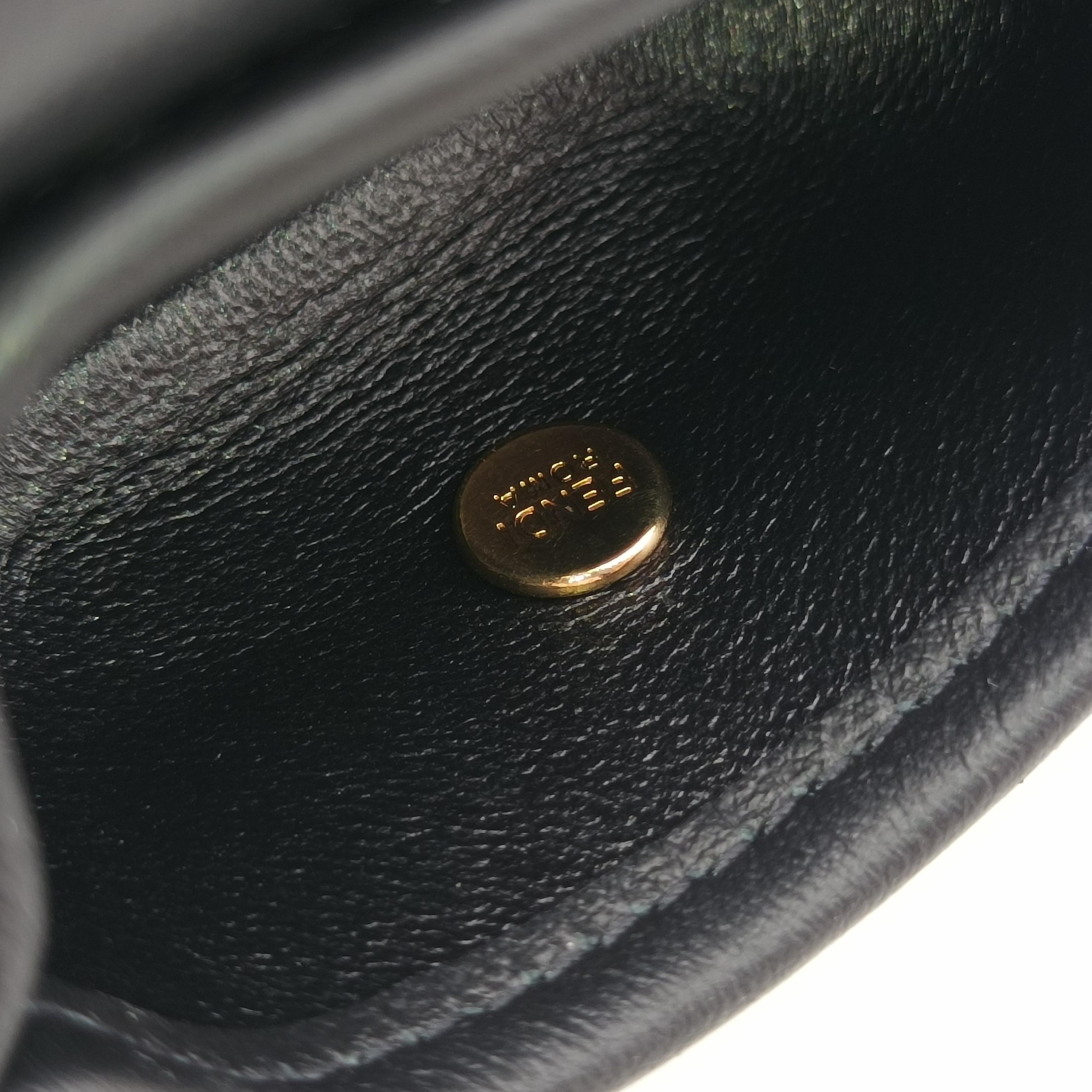 Pre-owned Fendi Zucca FF Airpods Pro Brown Suede  shoulderbag | stylenewstar