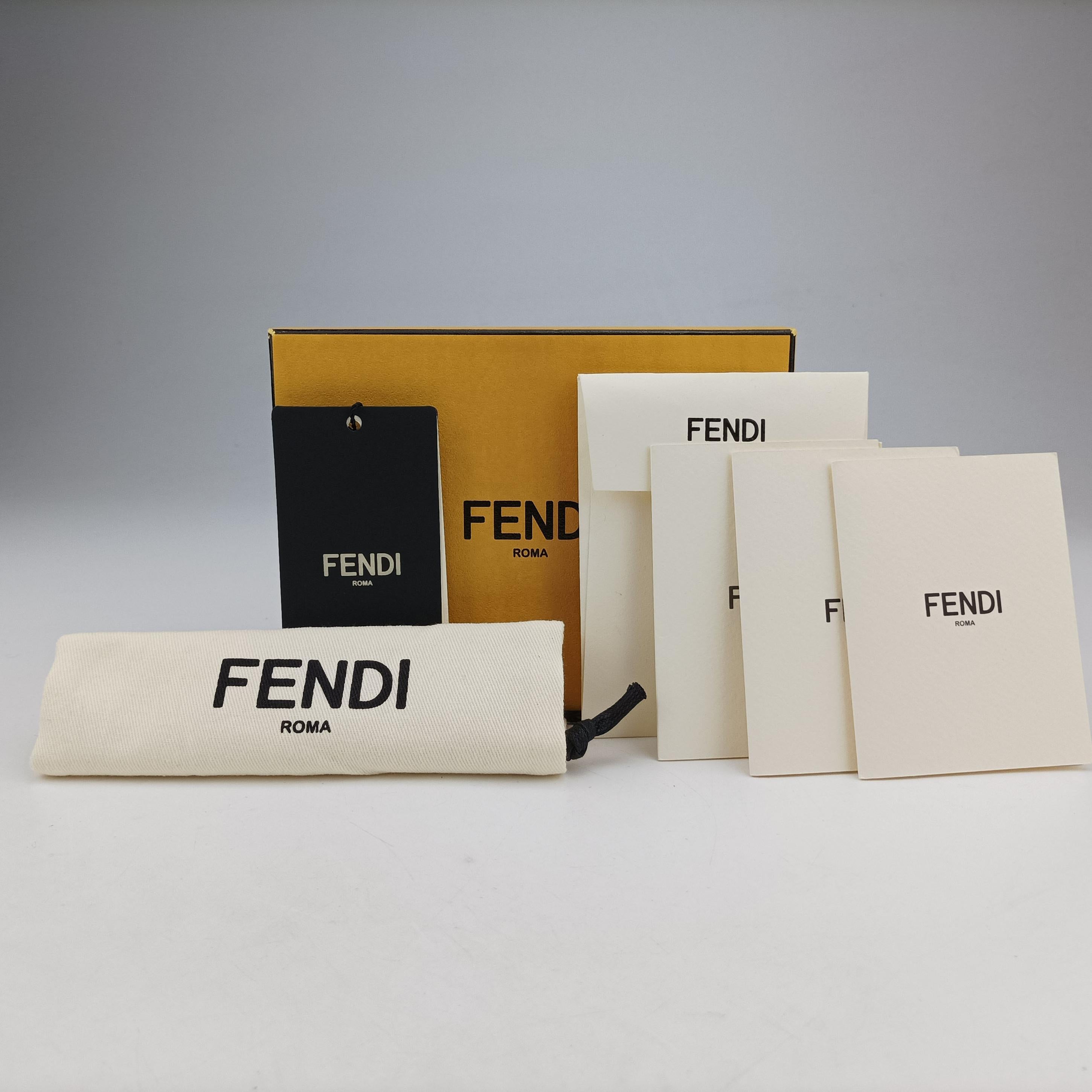Pre-owned Fendi Zucca FF Airpods Pro Brown Suede  shoulderbag | stylenewstar