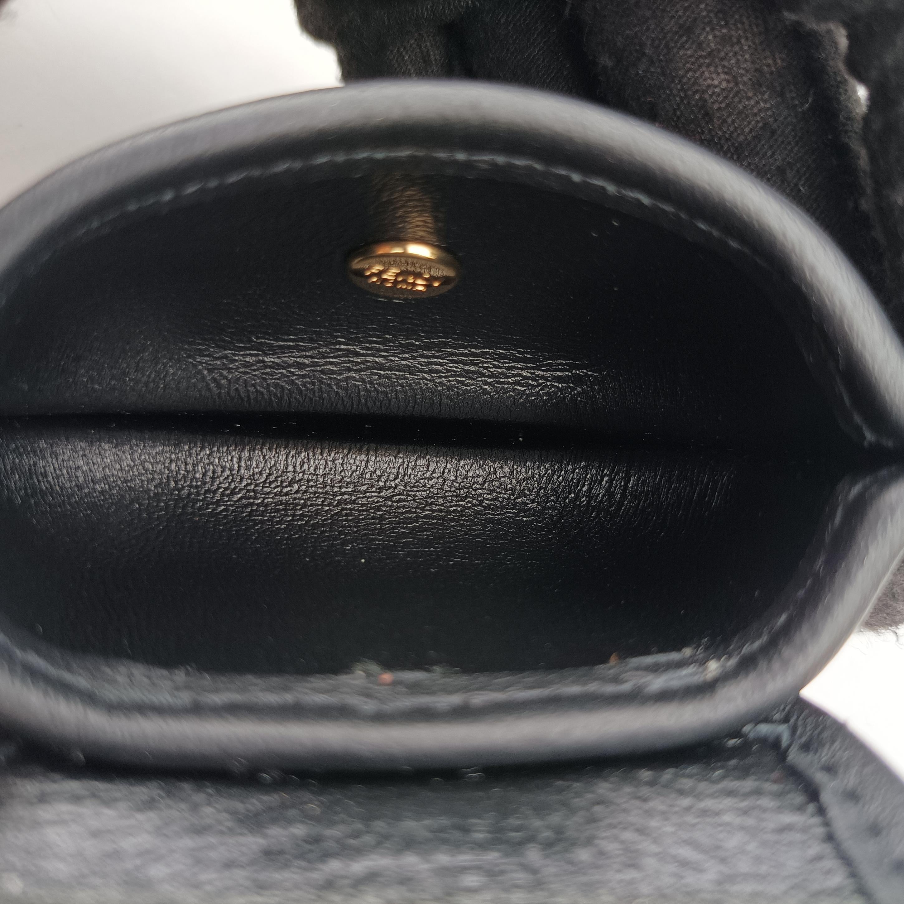 Pre-owned Fendi Zucca FF Airpods Pro Brown Suede  shoulderbag | stylenewstar