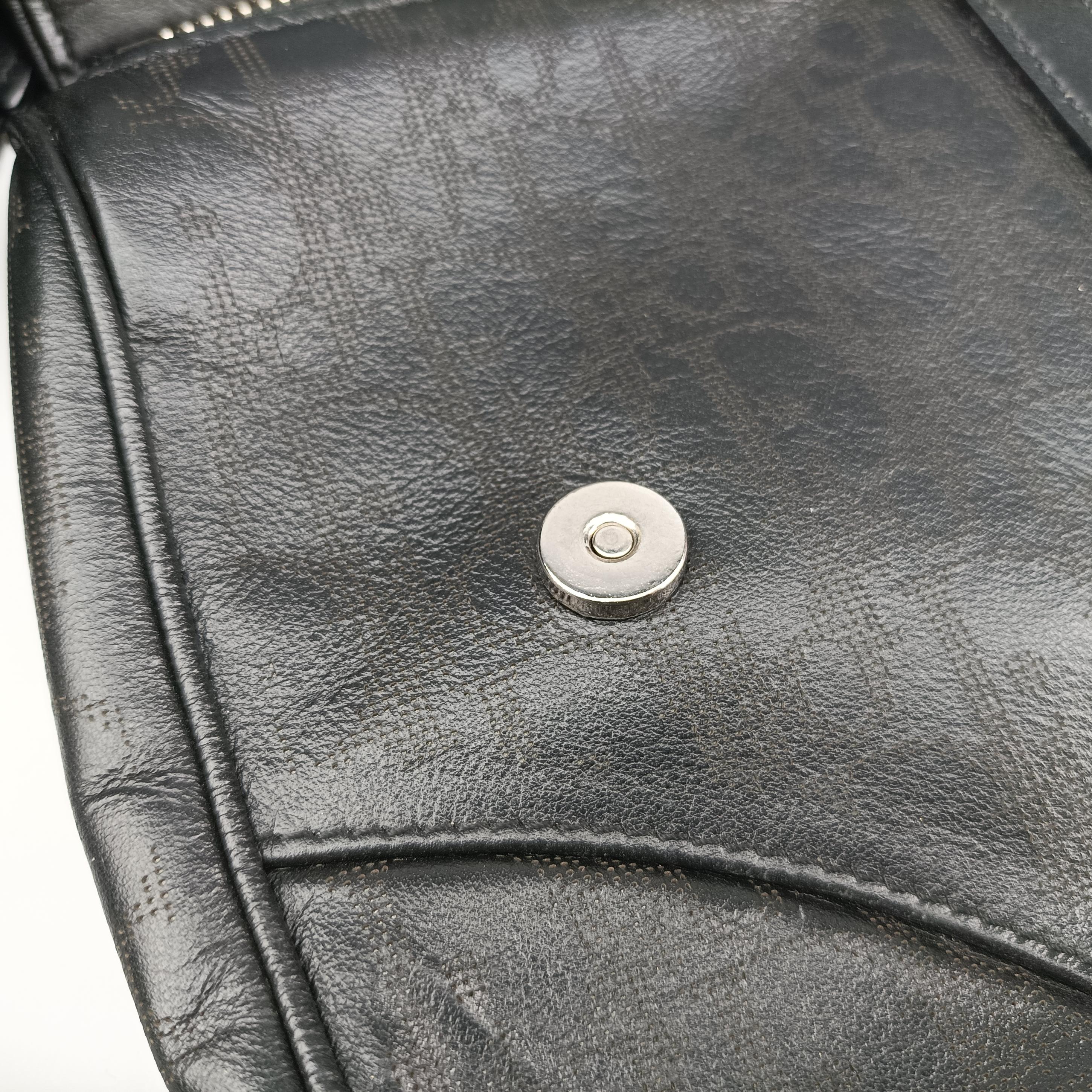 Pre-owned Christian Dior saddle Black leather  crossbodybag | stylenewstar