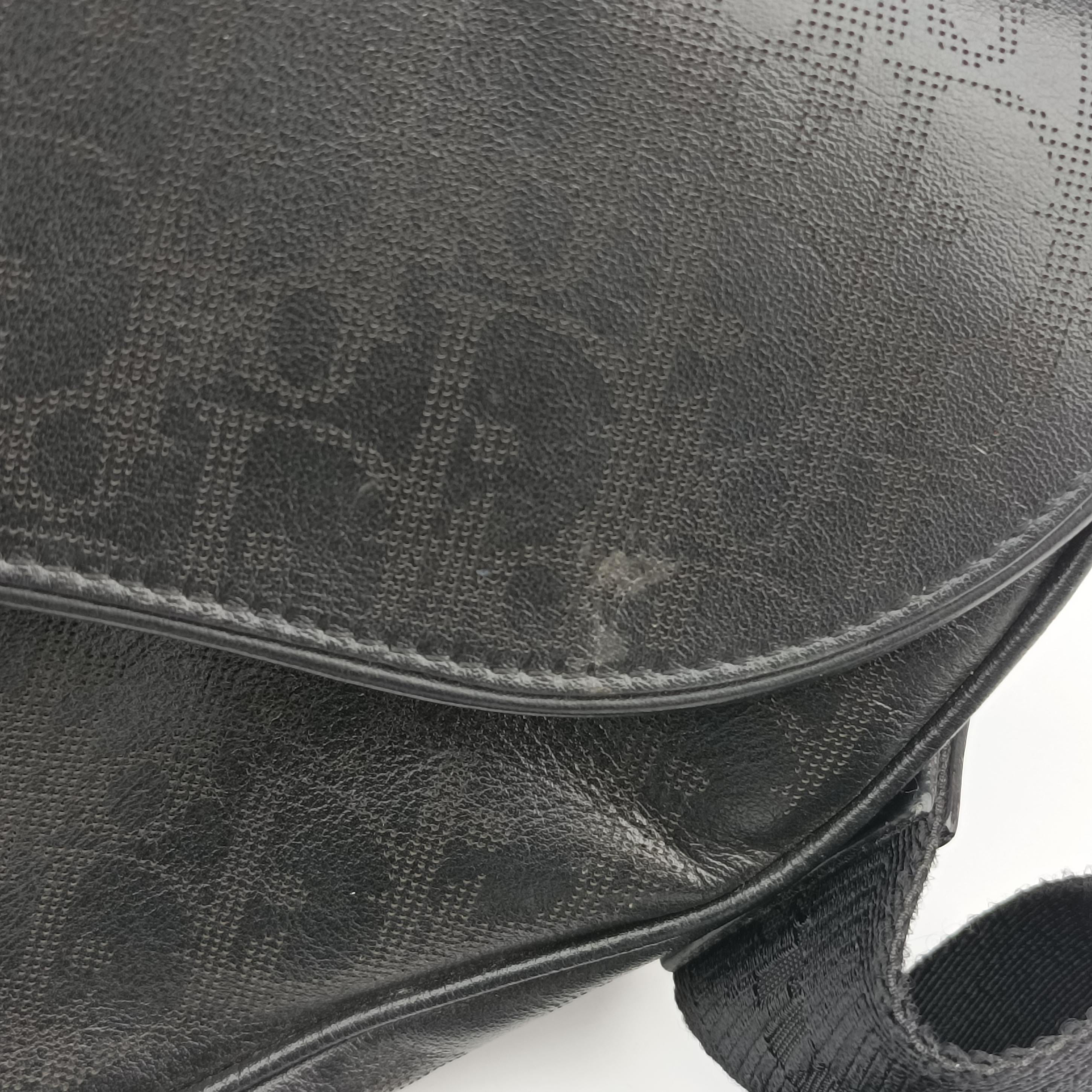 Pre-owned Christian Dior saddle Black leather  crossbodybag | stylenewstar