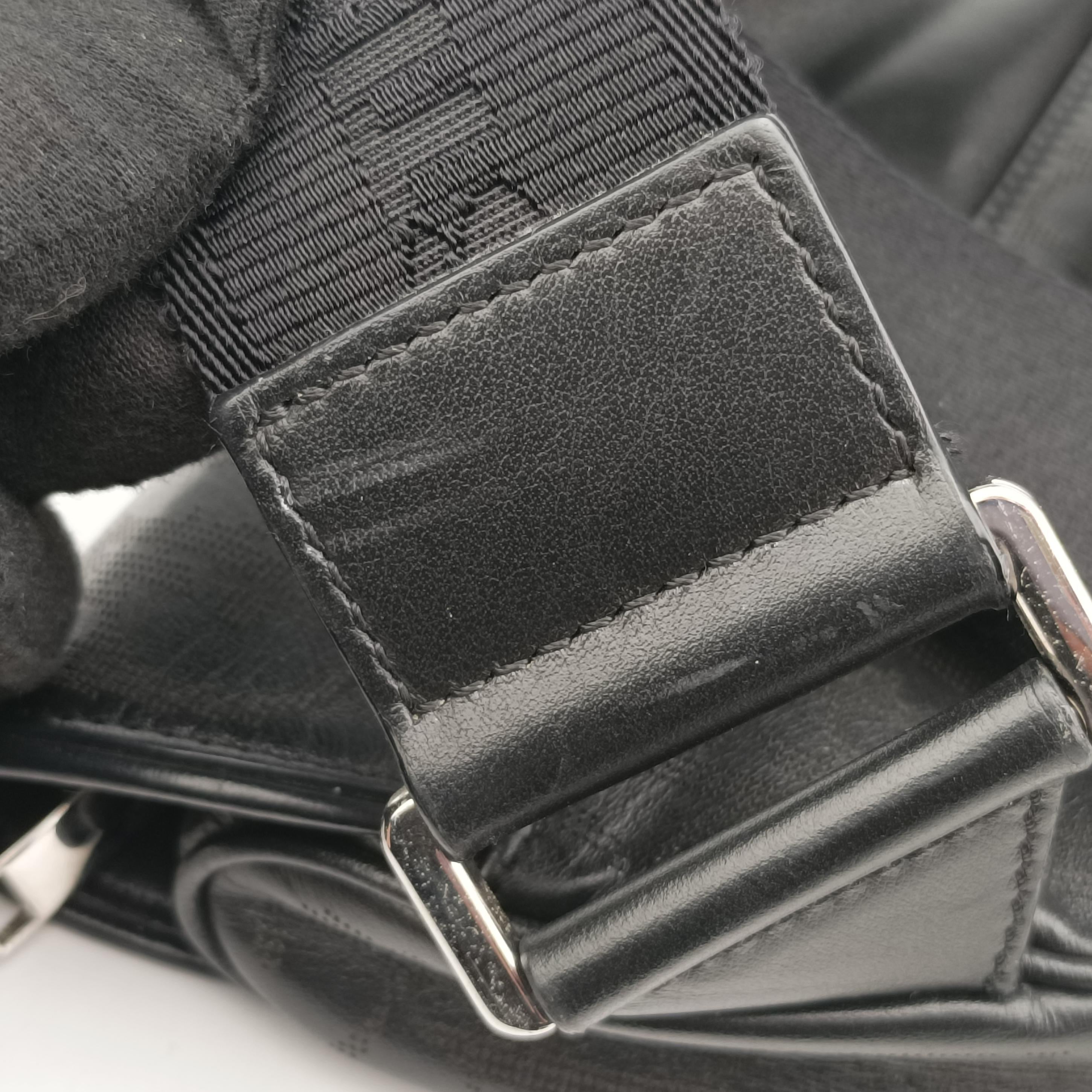 Pre-owned Christian Dior saddle Black leather  crossbodybag | stylenewstar