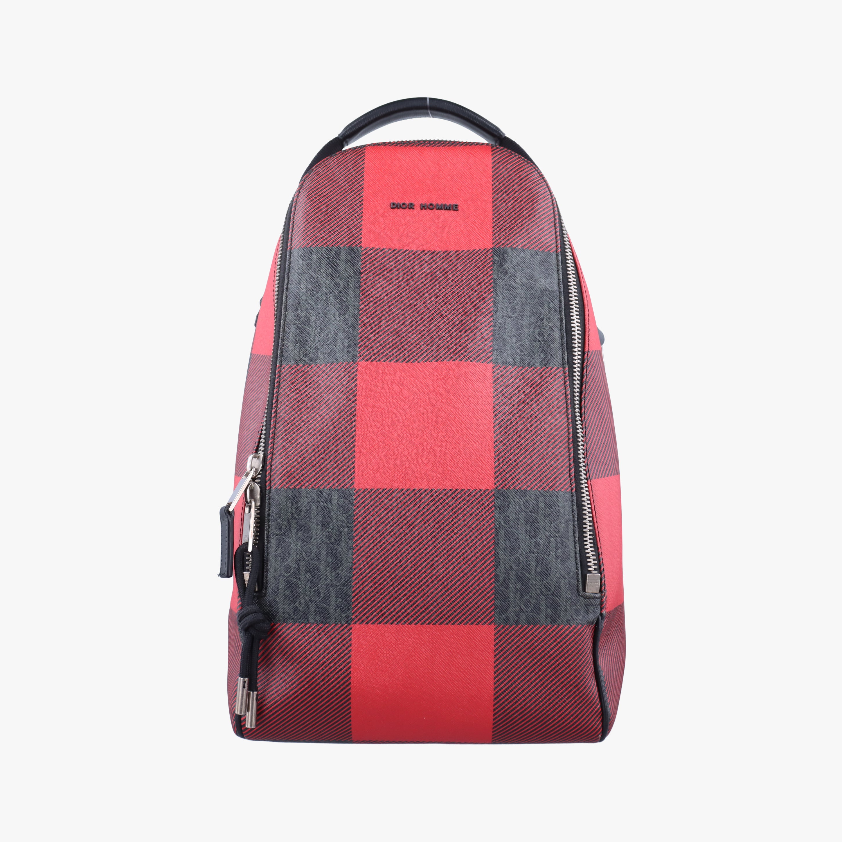 Pre-owned Dior Homme Homme Checker Oblique Multicolour PVC coated canvas  crossbodybag | stylenewstar