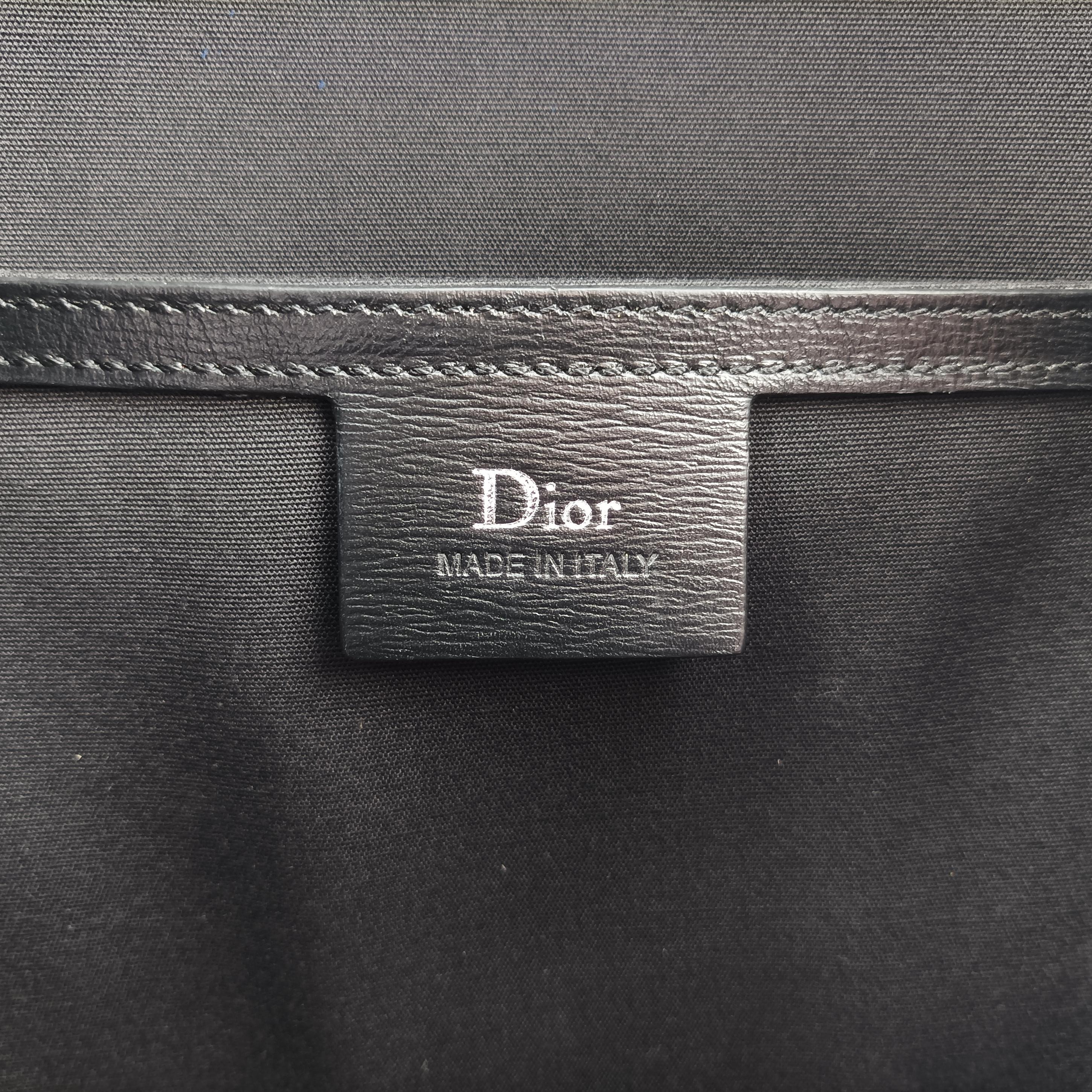 Pre-owned Dior Homme Homme Checker Oblique Multicolour PVC coated canvas  crossbodybag | stylenewstar