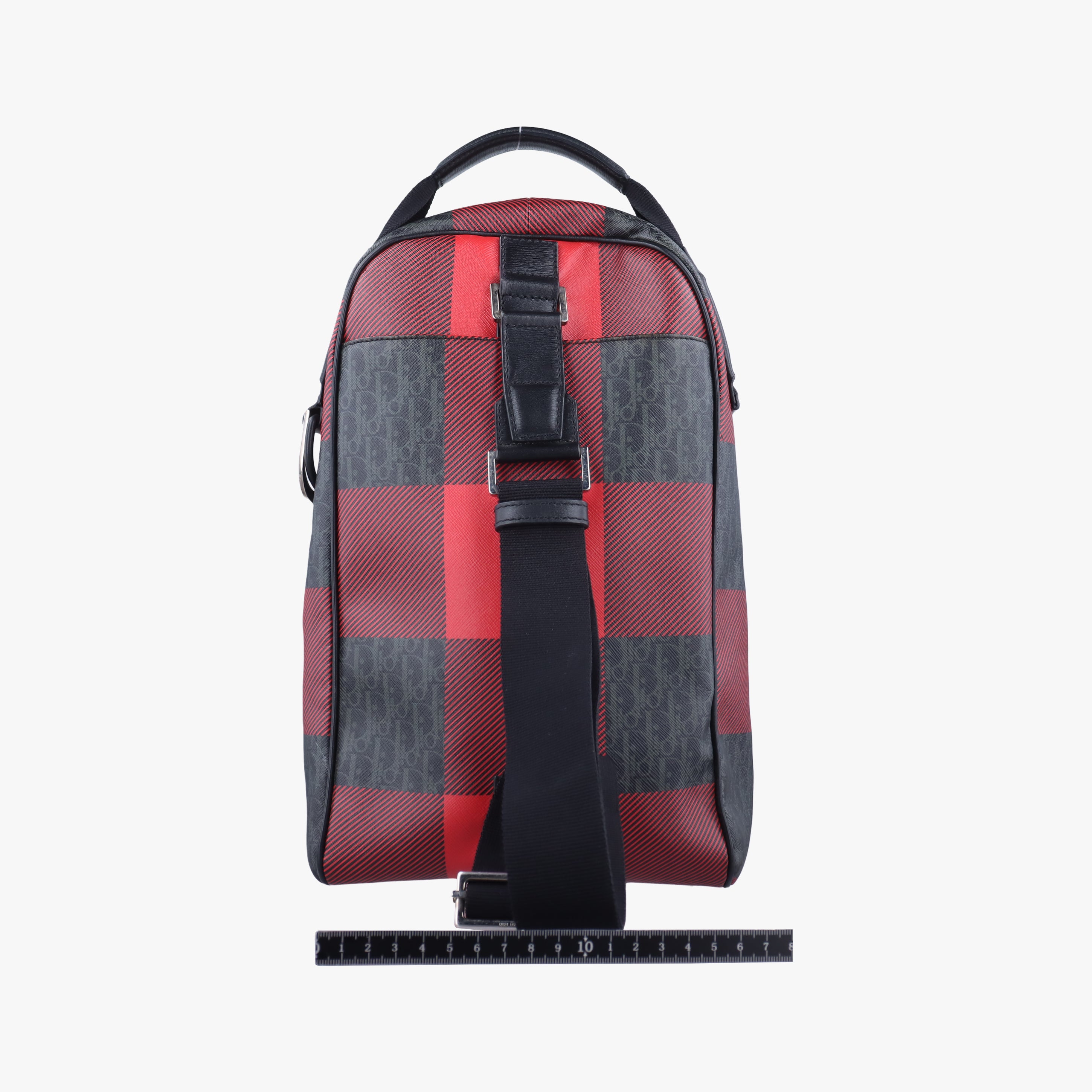 Pre-owned Dior Homme Homme Checker Oblique Multicolour PVC coated canvas  crossbodybag | stylenewstar
