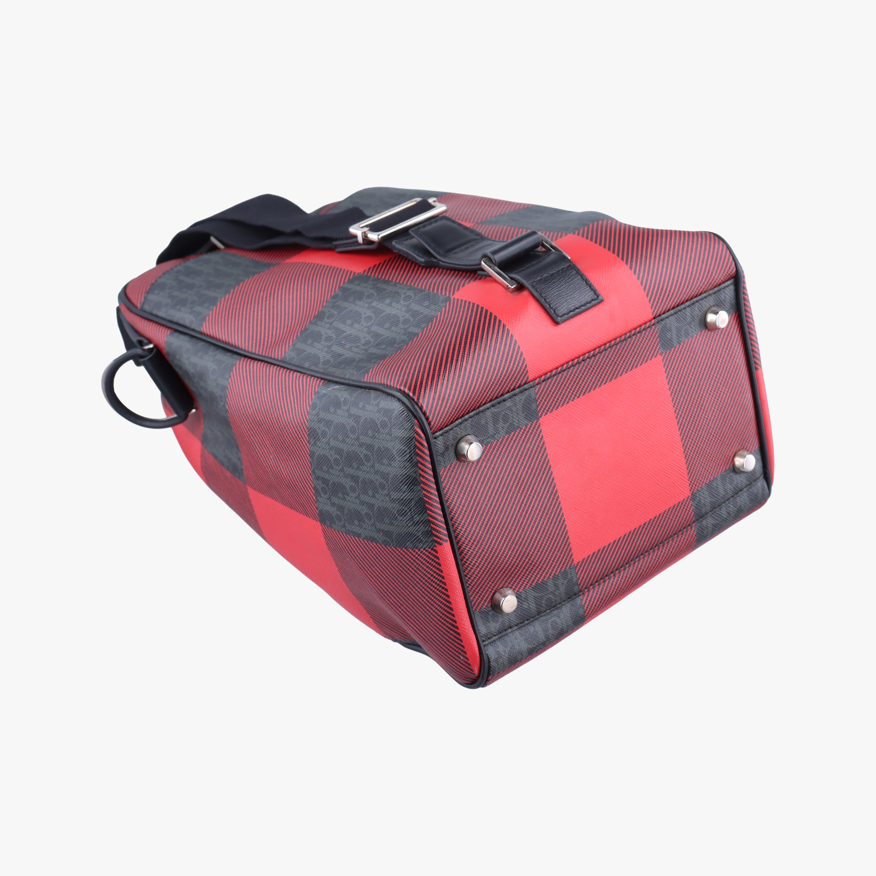 Pre-owned Dior Homme Homme Checker Oblique Multicolour PVC coated canvas  crossbodybag | stylenewstar