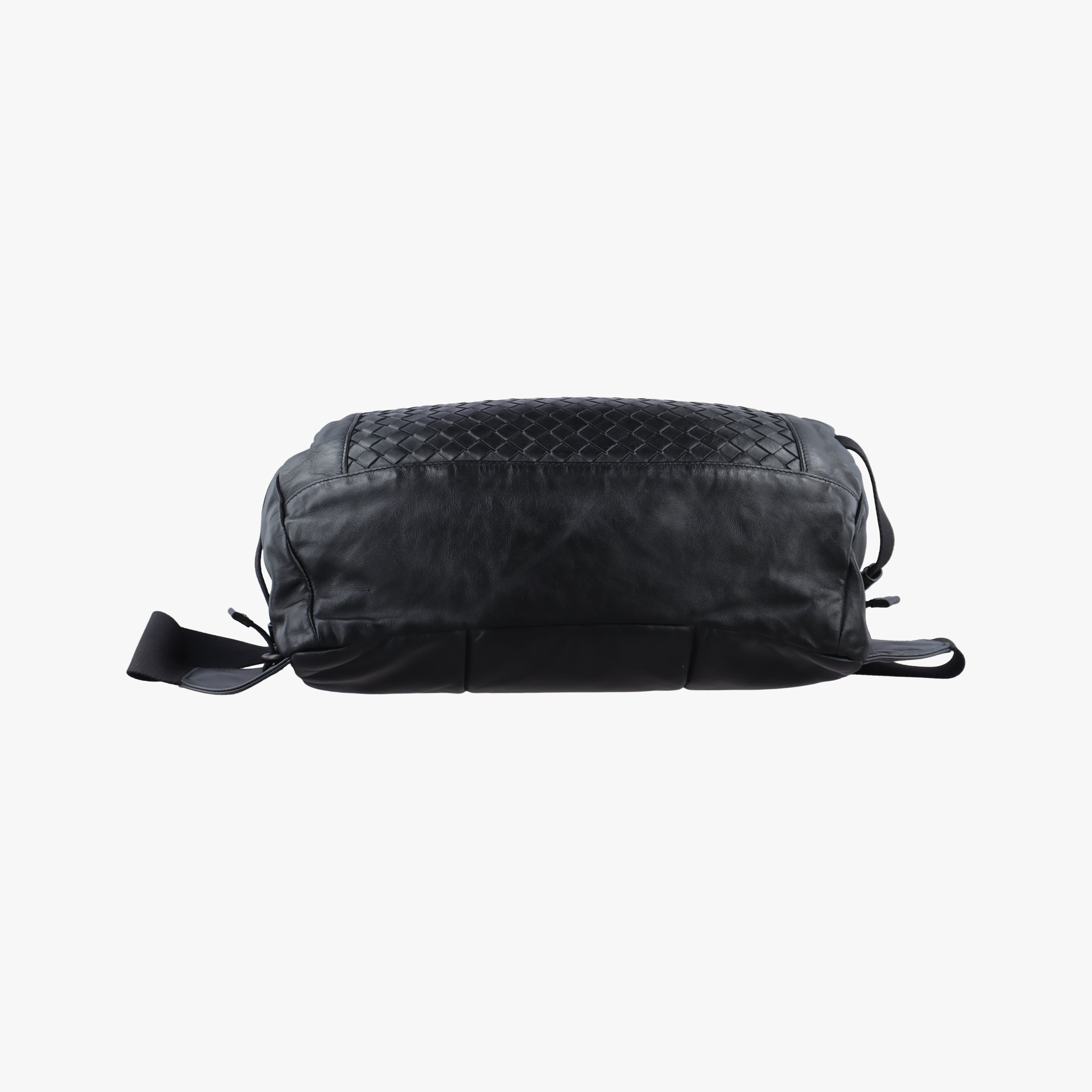 Pre-owned Bottega Veneta Intrecciato Black lambskin  bum bag/waist bag | stylenewstar