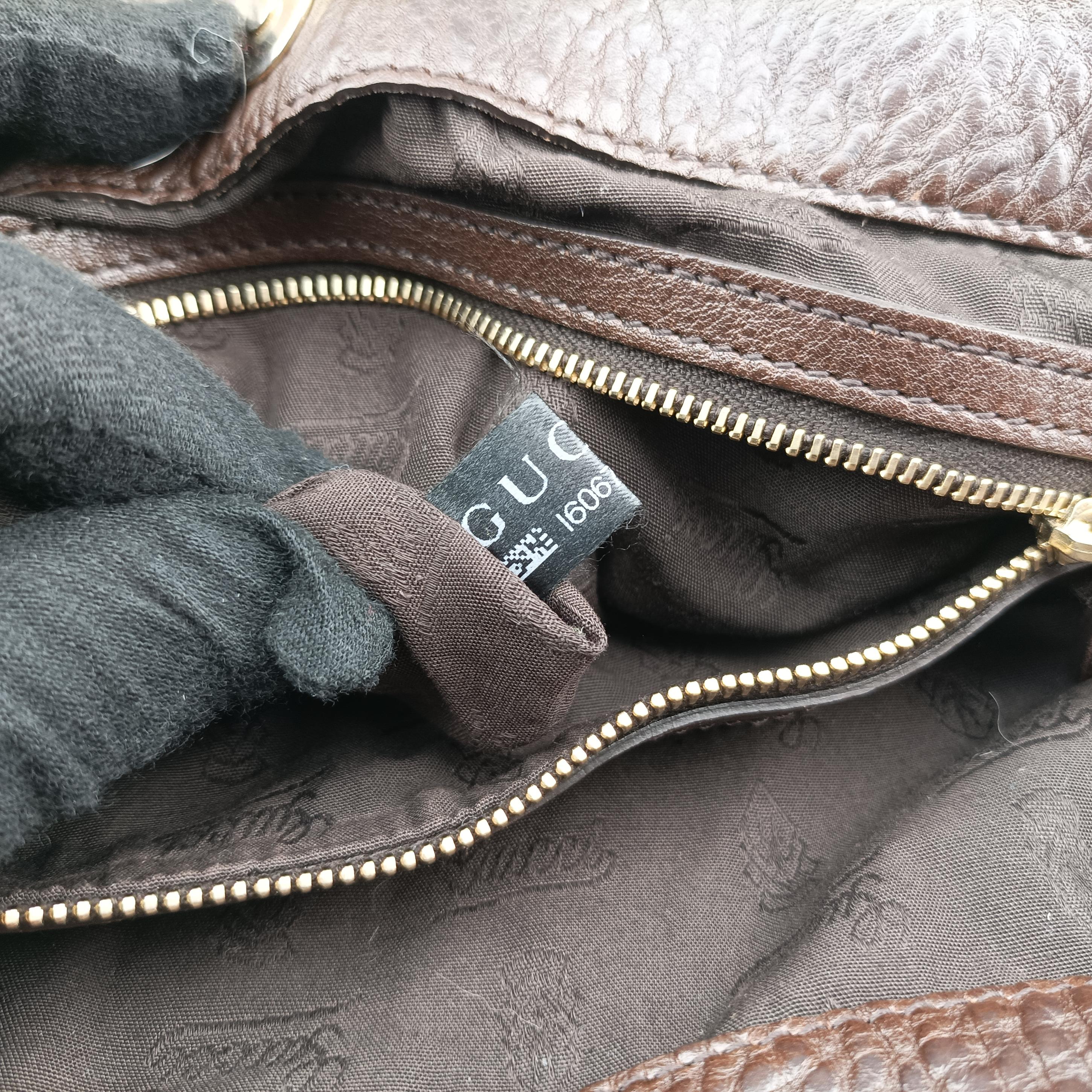 Pre-owned Gucci GG Supreme Brown canvas×leather 247236 shoulderbag | stylenewstar