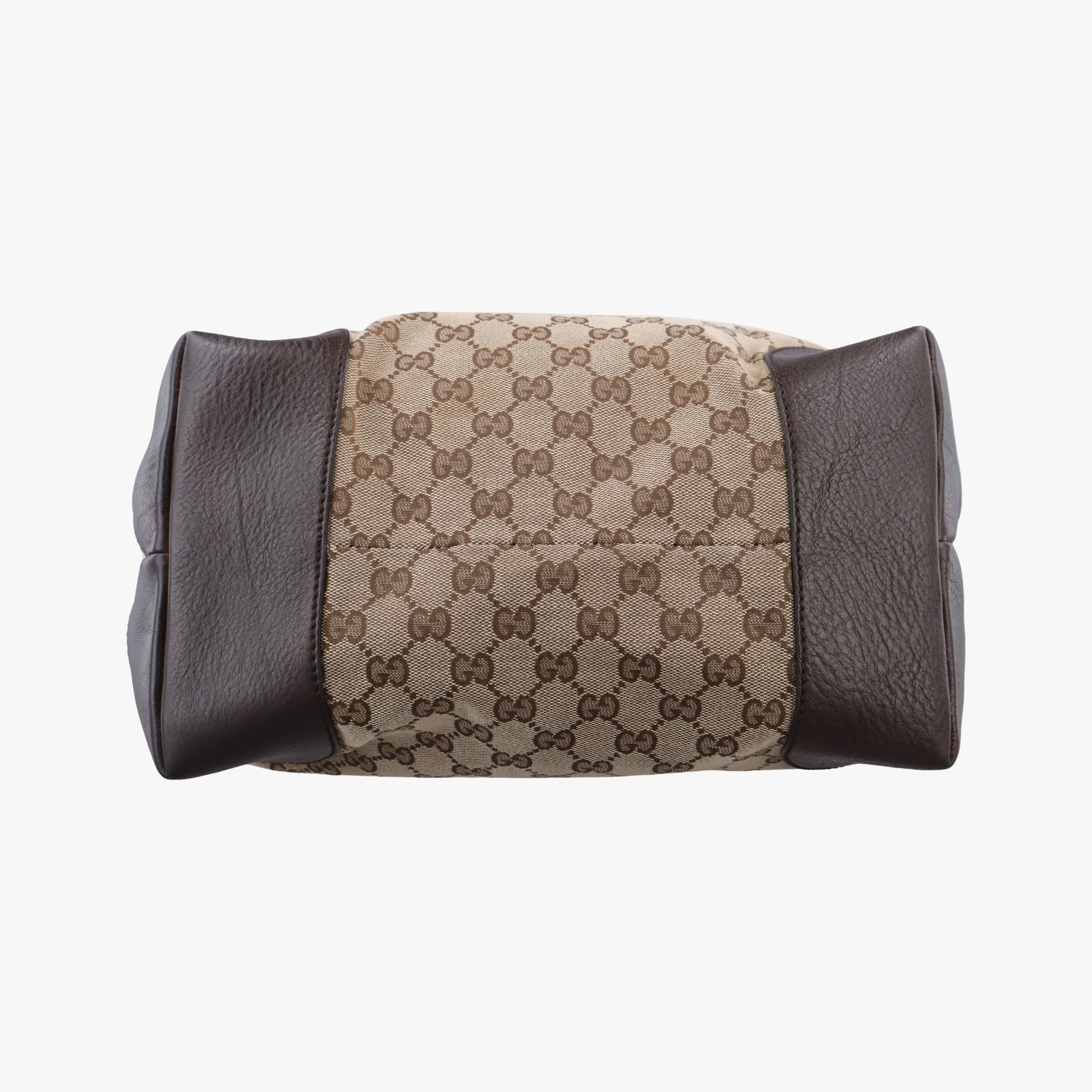 Pre-owned Gucci GG Supreme Brown canvas×leather 247236 shoulderbag | stylenewstar