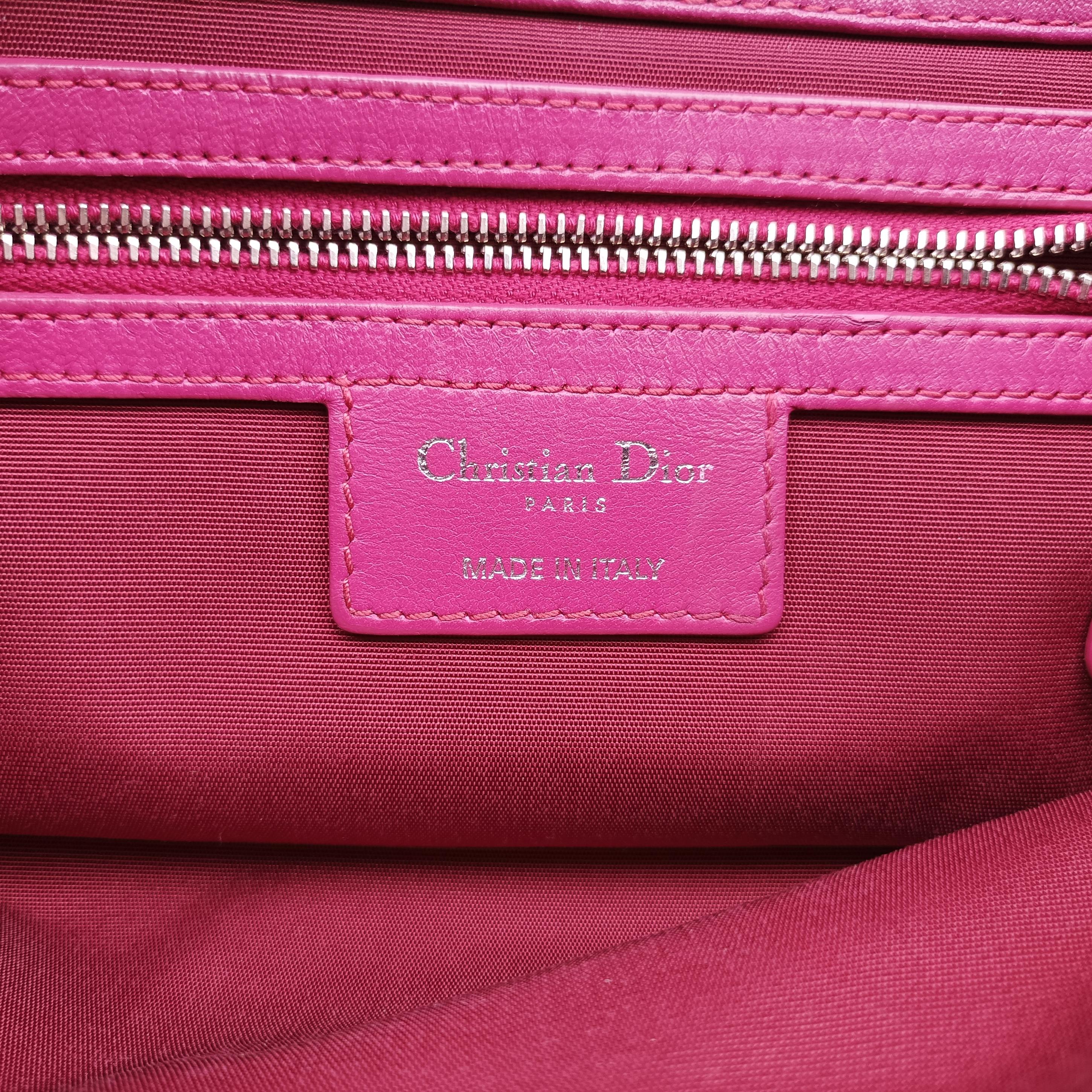 Pre-owned Christian Dior New Rock Purple Leather  shoulderbag | stylenewstar