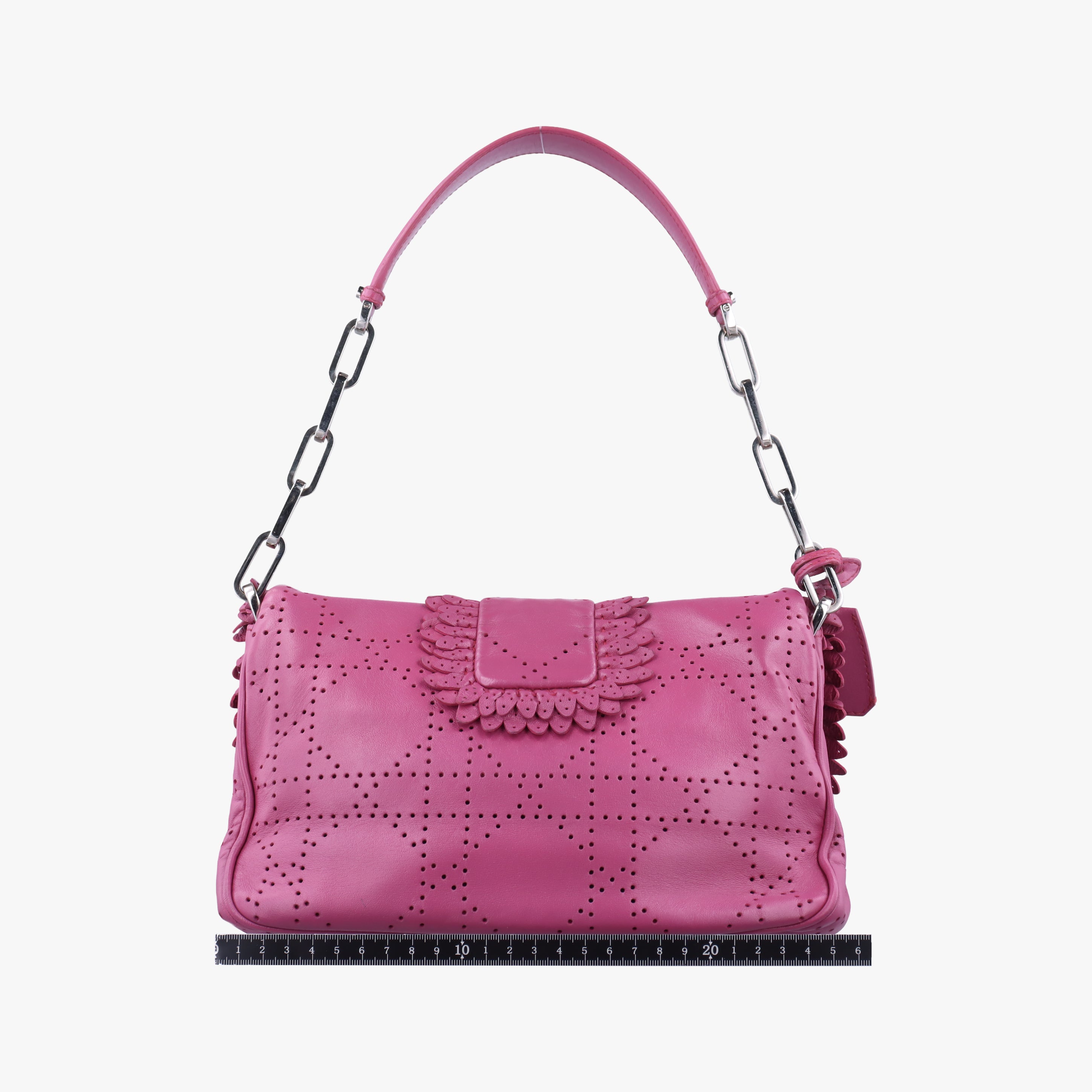 Pre-owned Christian Dior New Rock Purple Leather  shoulderbag | stylenewstar