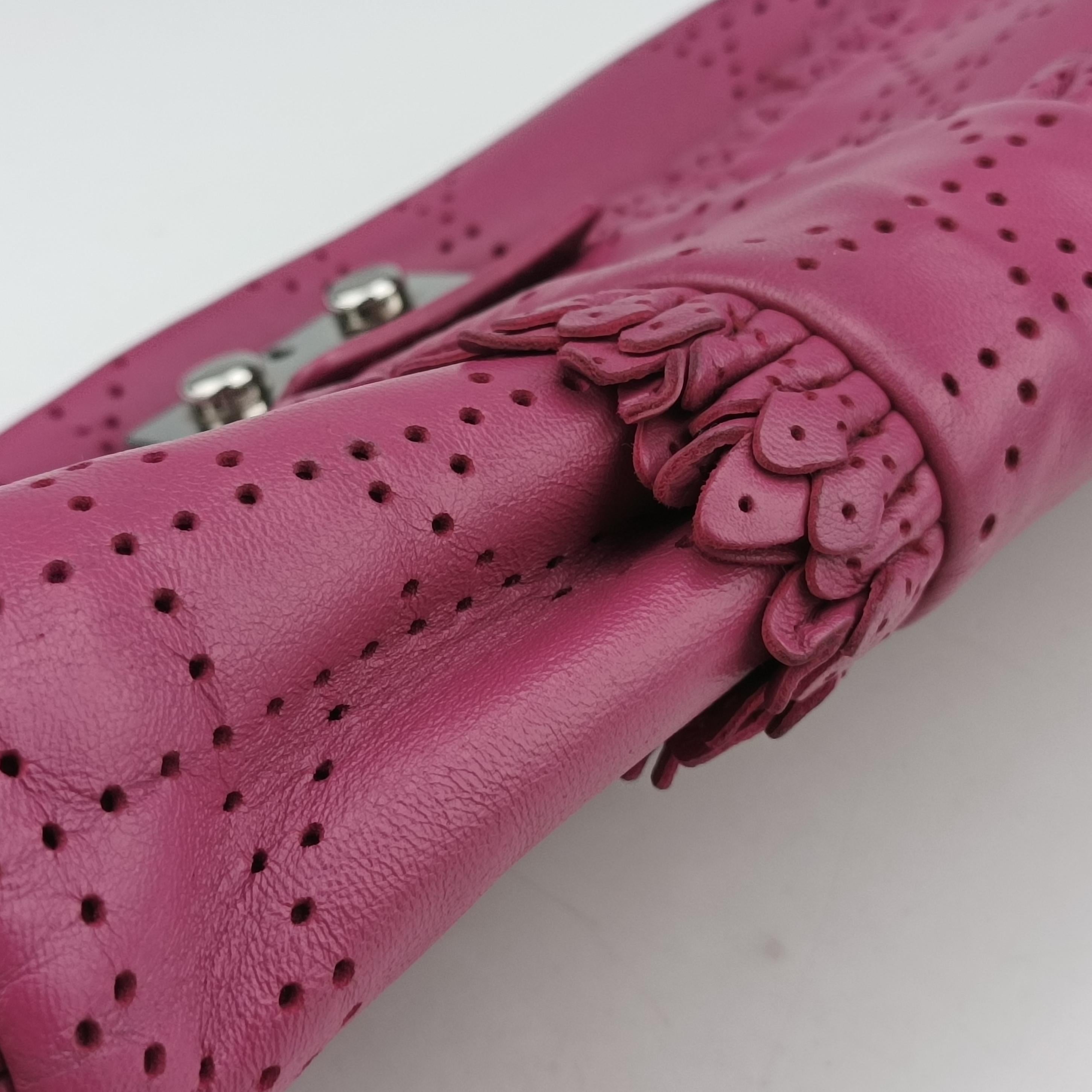 Pre-owned Christian Dior New Rock Purple Leather  shoulderbag | stylenewstar