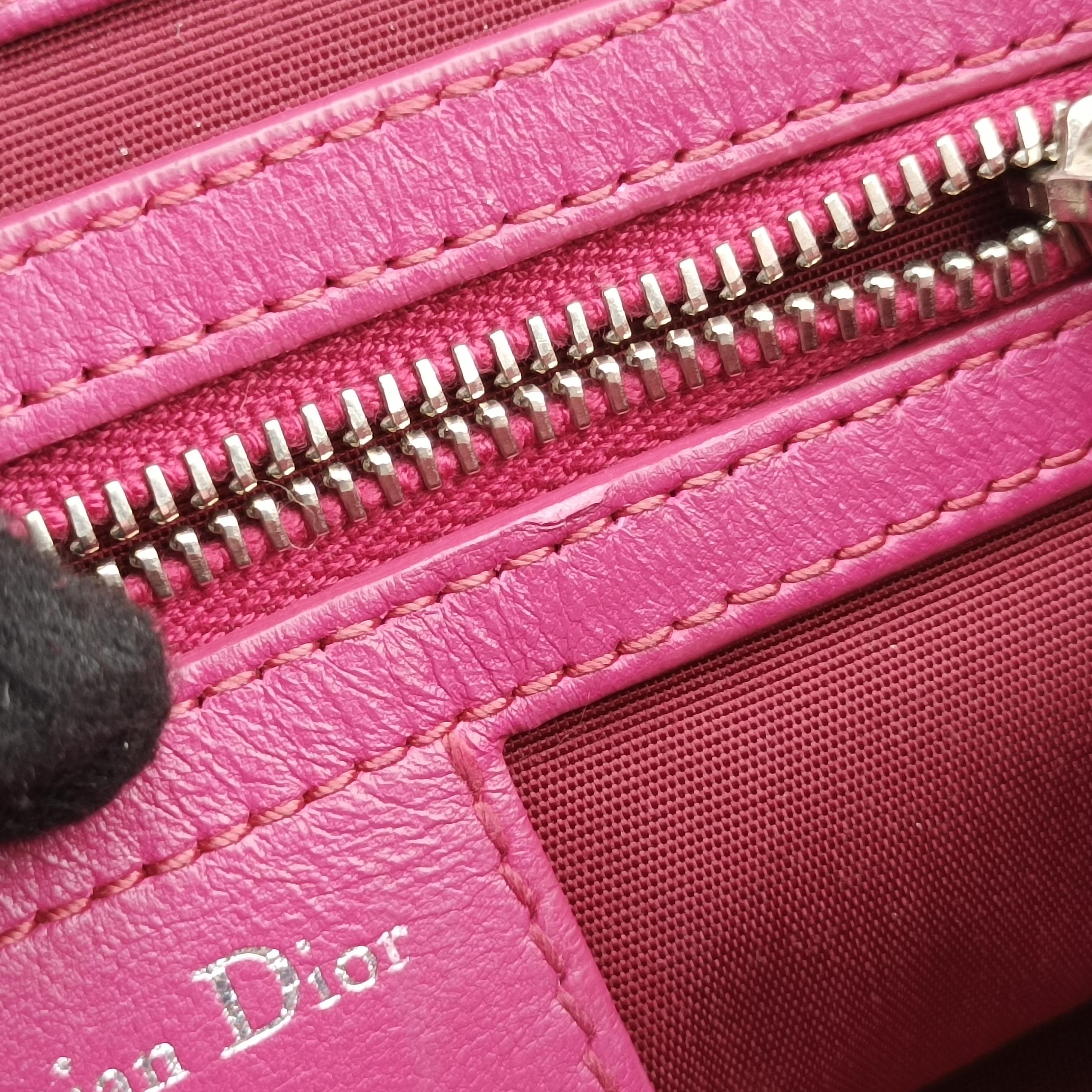 Pre-owned Christian Dior New Rock Purple Leather  shoulderbag | stylenewstar