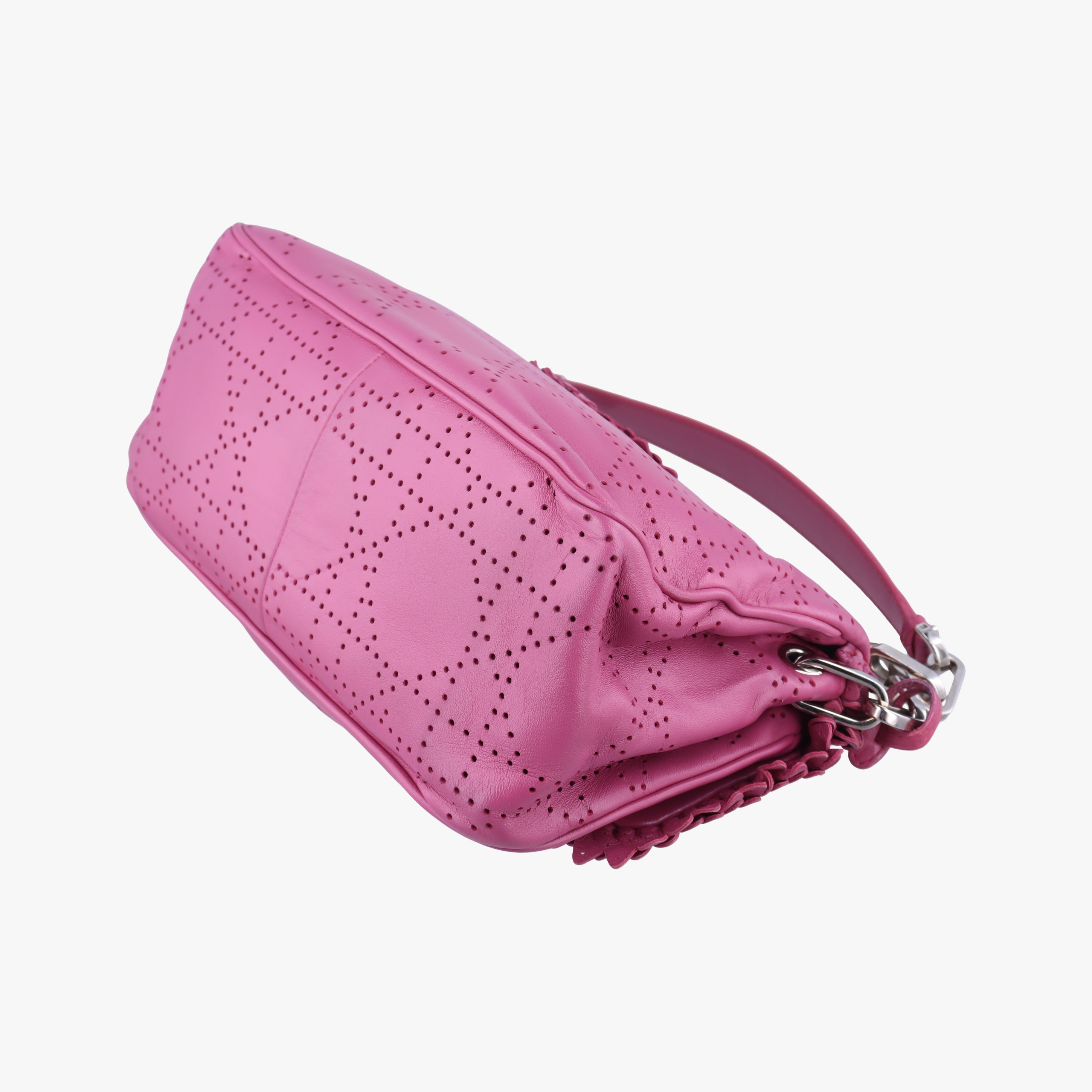 Pre-owned Christian Dior New Rock Purple Leather  shoulderbag | stylenewstar