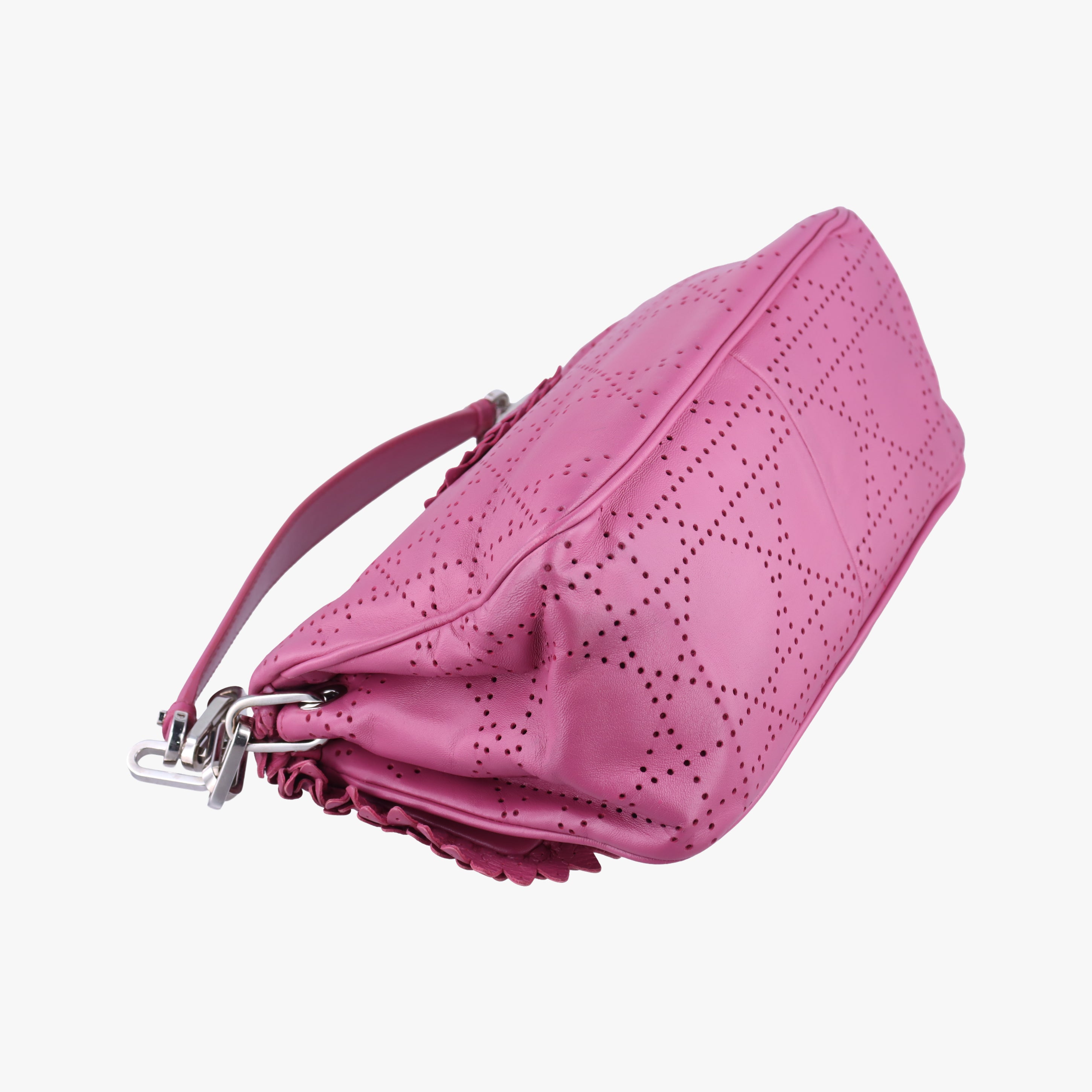 Pre-owned Christian Dior New Rock Purple Leather  shoulderbag | stylenewstar