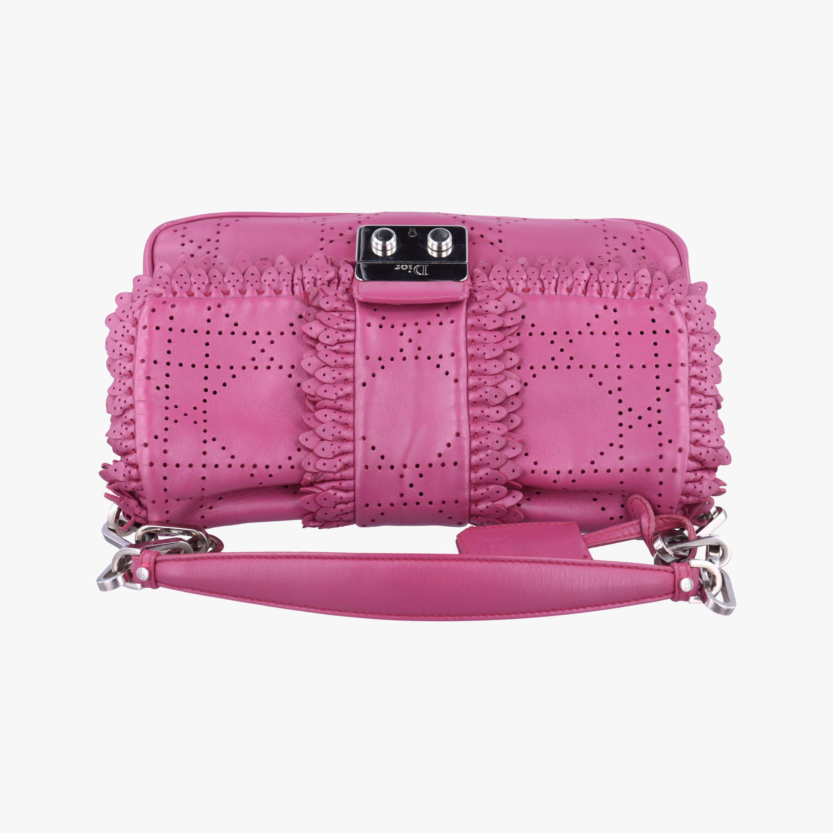 Pre-owned Christian Dior New Rock Purple Leather  shoulderbag | stylenewstar