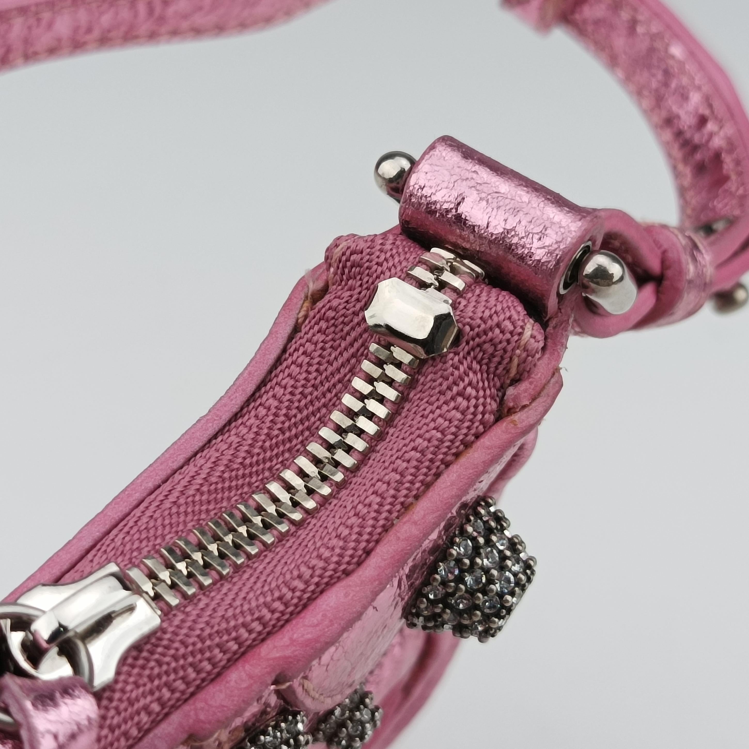 Pre-owned Balenciaga Le Cagole mini Rose lambskin  shoulderbag | stylenewstar