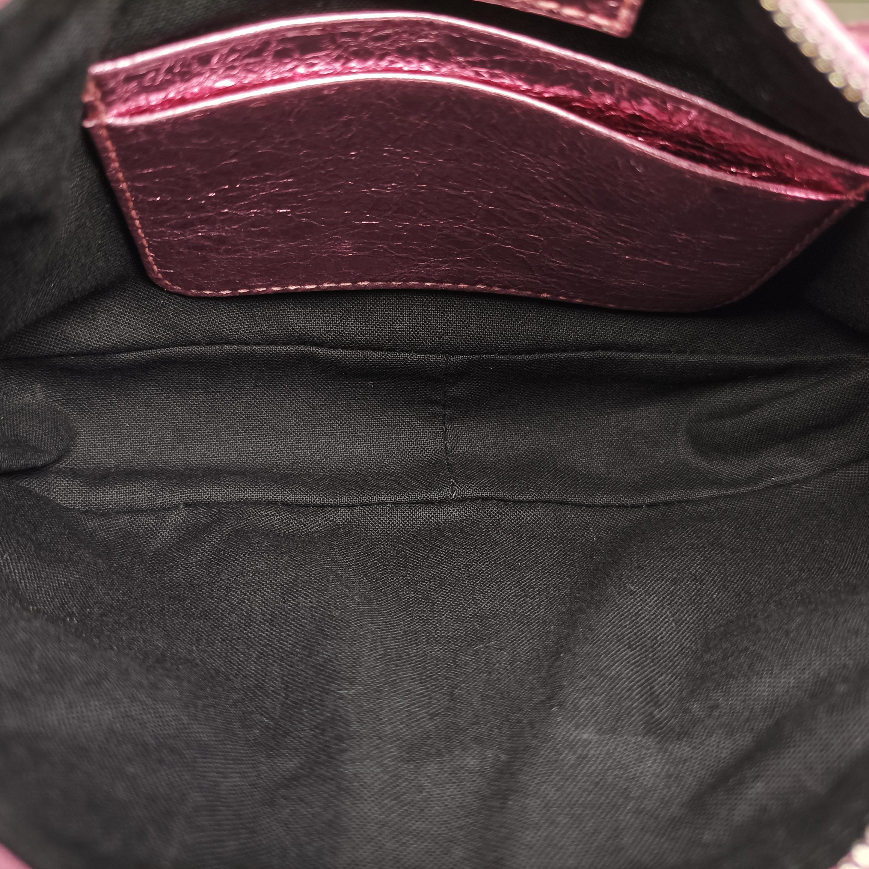 Pre-owned Balenciaga Le Cagole mini Rose lambskin  shoulderbag | stylenewstar