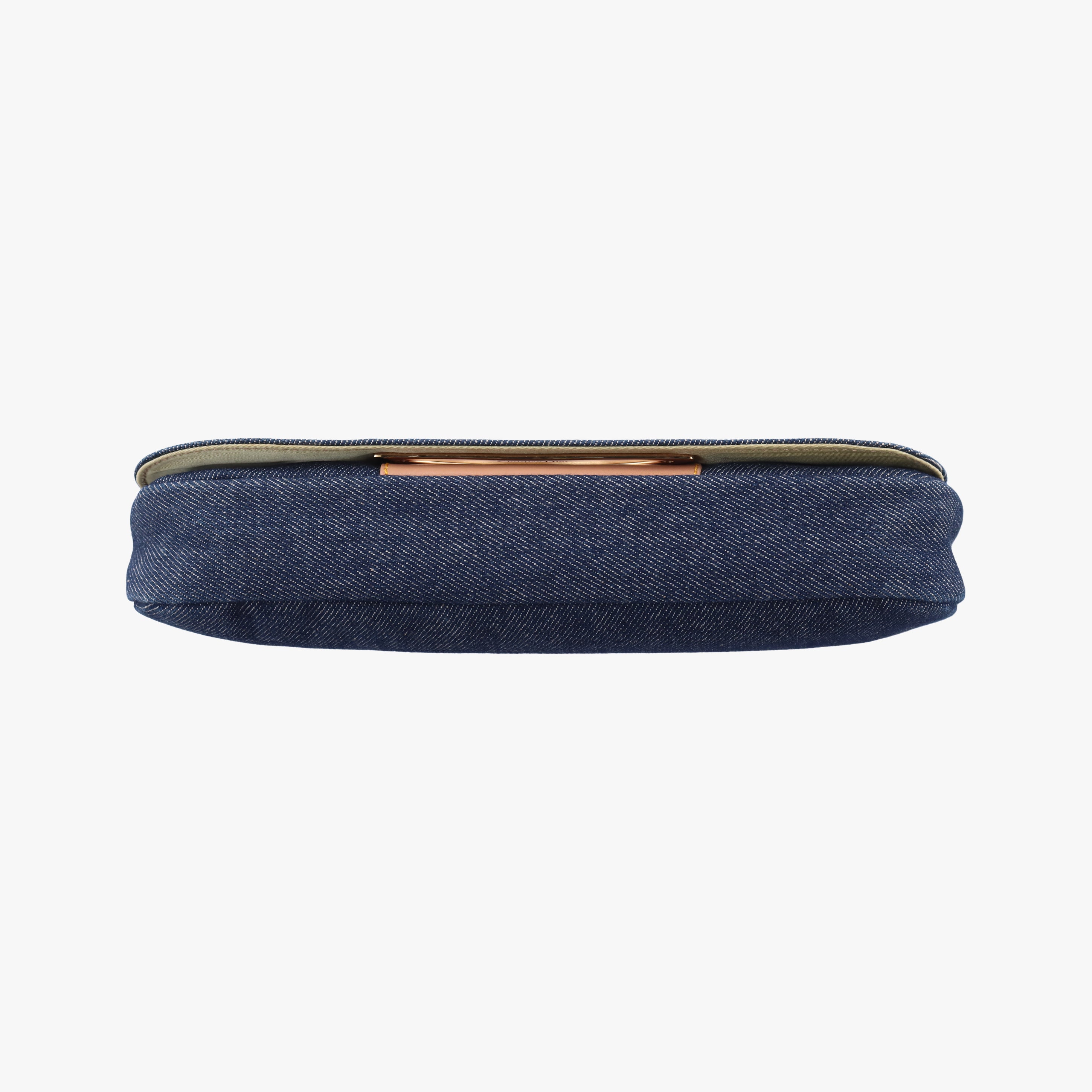 Pre-owned Christian Dior Marispearl Navy denim  shoulderbag | stylenewstar