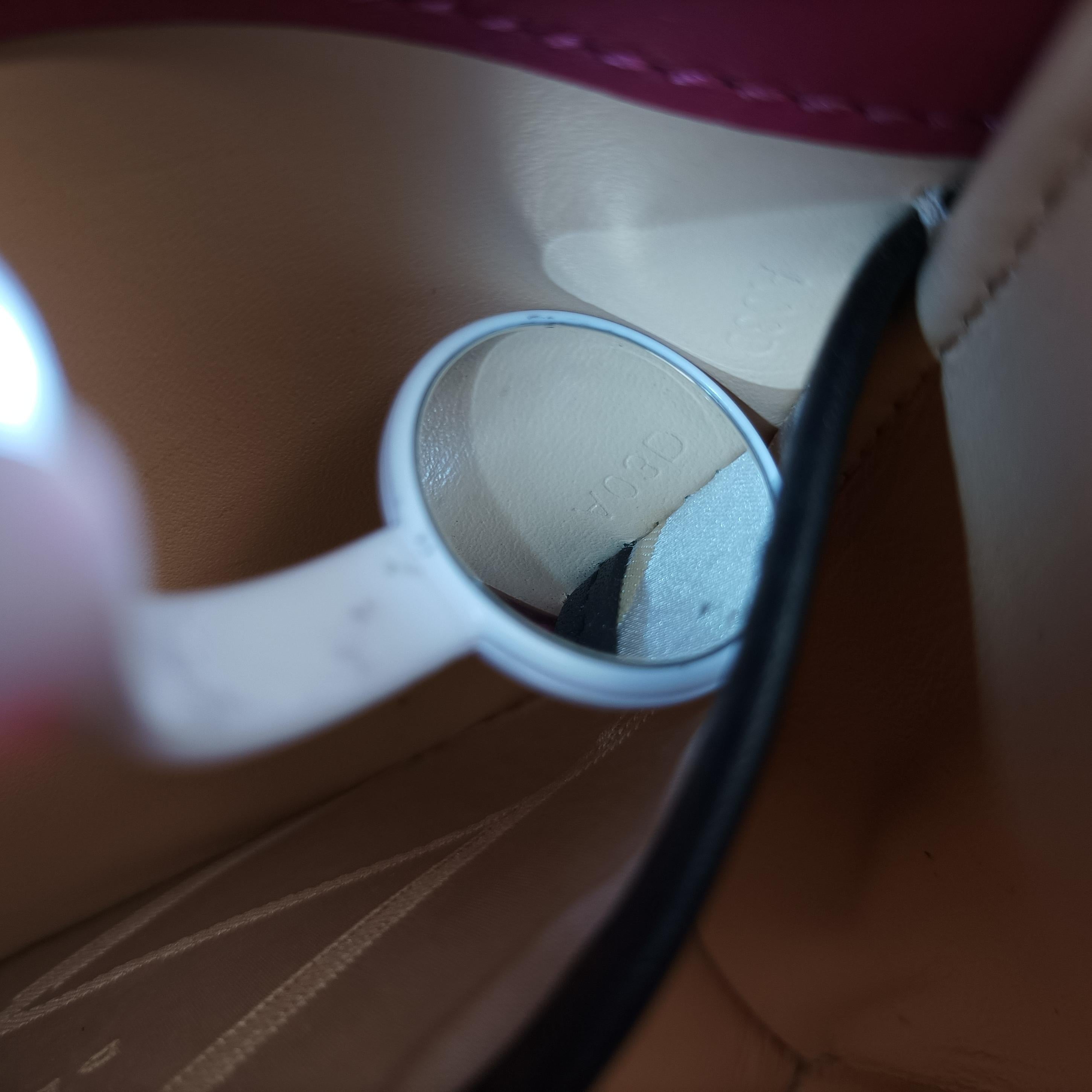 Pre-owned Delvaux Madame Black×Pink Leather  shoulderbag | stylenewstar