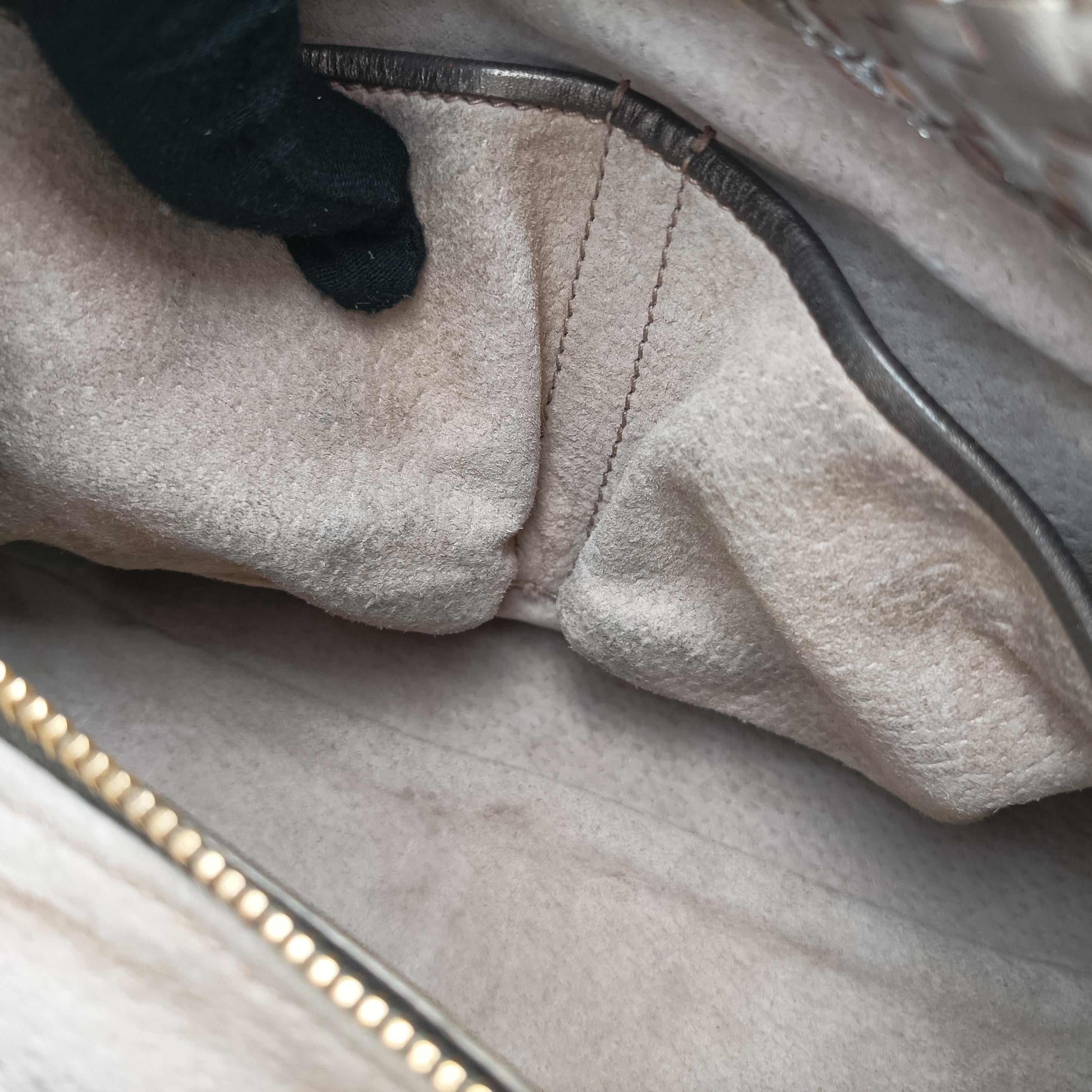 Vintage Prada Madras Golden leather  shoulderbag | stylenewstar