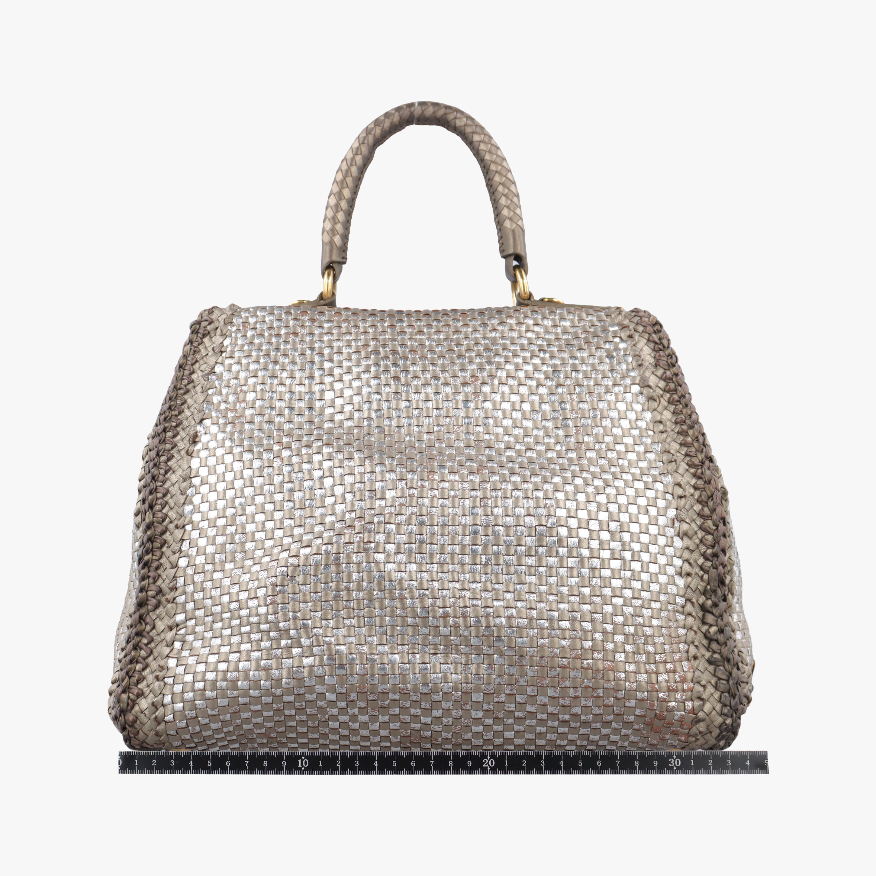 Vintage Prada Madras Golden leather  shoulderbag | stylenewstar