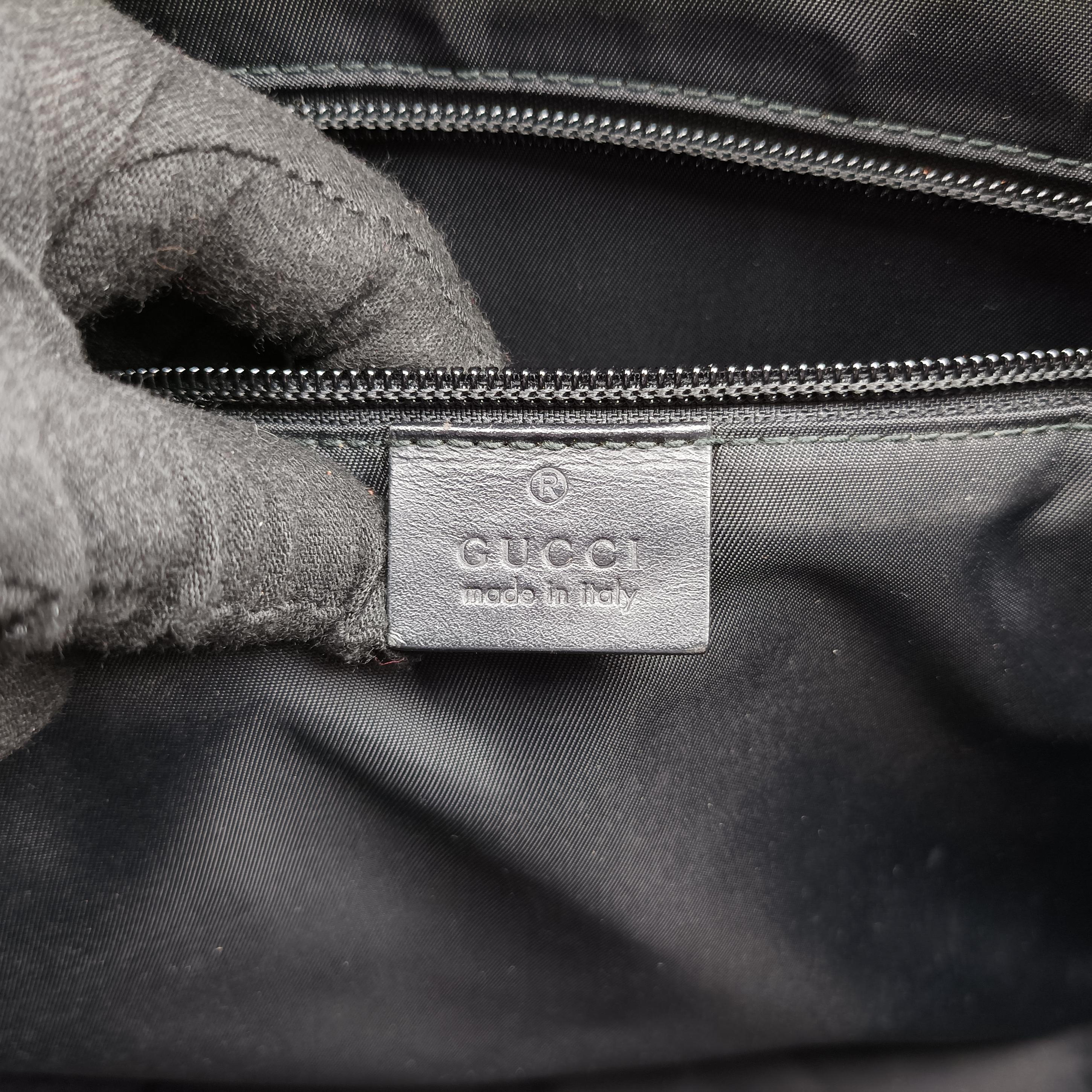 Vintage Gucci GG Plus GG Supreme Black PVC coated canvas 368557 handbag | stylenewstar