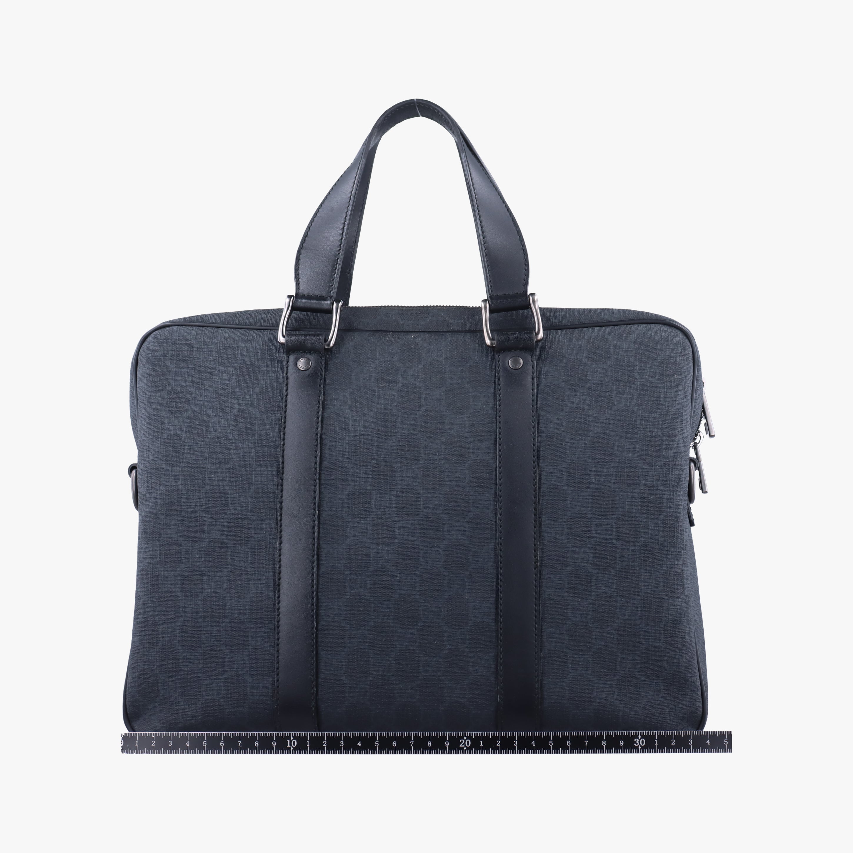 Vintage Gucci GG Plus GG Supreme Black PVC coated canvas 368557 handbag | stylenewstar